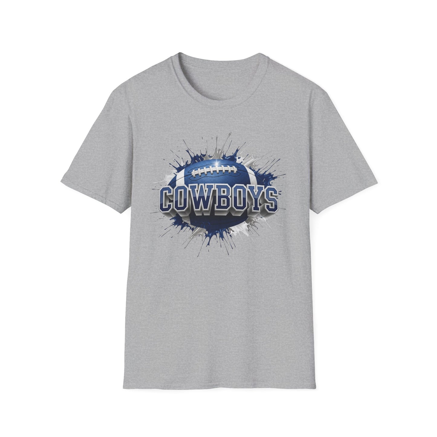 Dallas Football Unisex T-Shirt, Dallas Team Tee, Football Gift for Dallas Fans, Game Day Shirt, Sports Fan Apparel Football Tee