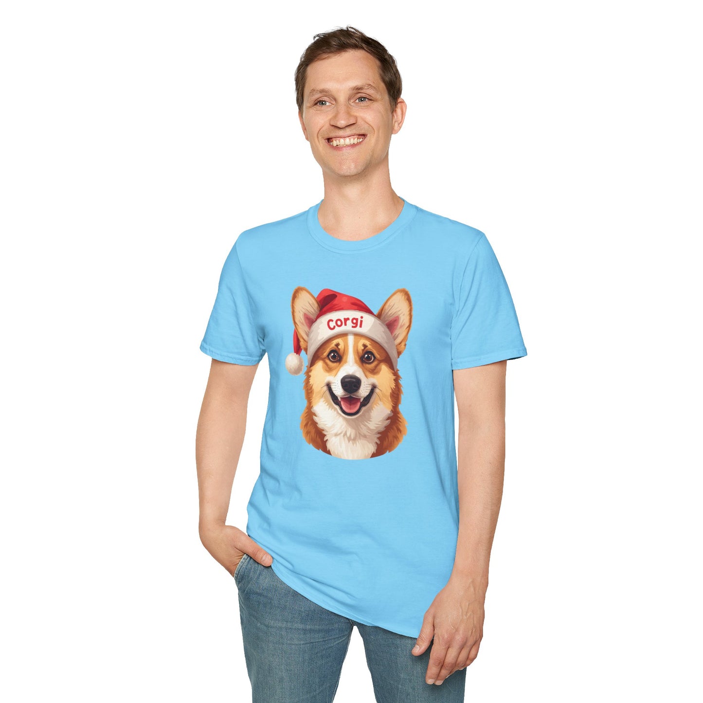 Corgi Dog Portrait Shirt – Corgi Dog Lover Gift, Cute Dog Mom Tee, Dog Dad Shirt, Pet Breed Apparel