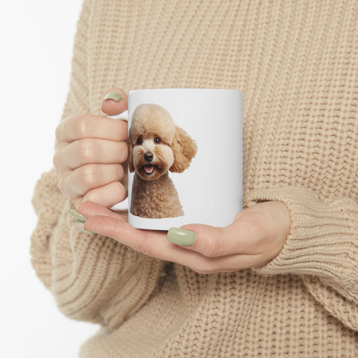 Poodle Coffee Mug, Cute Poodle Dog Mug, Dog Lover Mug, Pet Parent Gift, Poodle Mom Dad Cup 11oz or 15oz, Dog Lover Gift