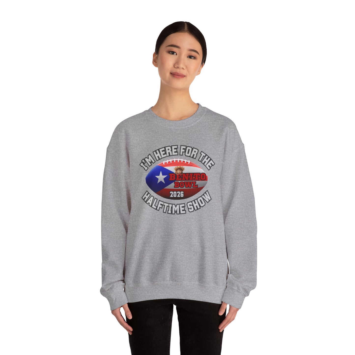 Benito Bowl Halftime 2026 Sweatshirt, Benito Bowl Shirt, Football Fan Gift, Puerto Rico Heritage Sweatshirt, Boriqua Pride Gift