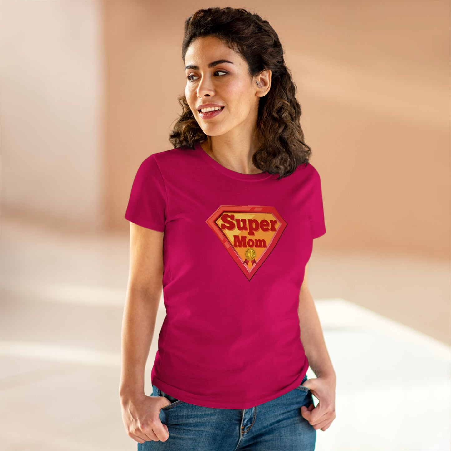 Supermom T-Shirt, Gift for Mom, Cute Summer Top, Mother's Day Gift, Family Gatherings, Casual Wear, Mom's Birthday, Supermom