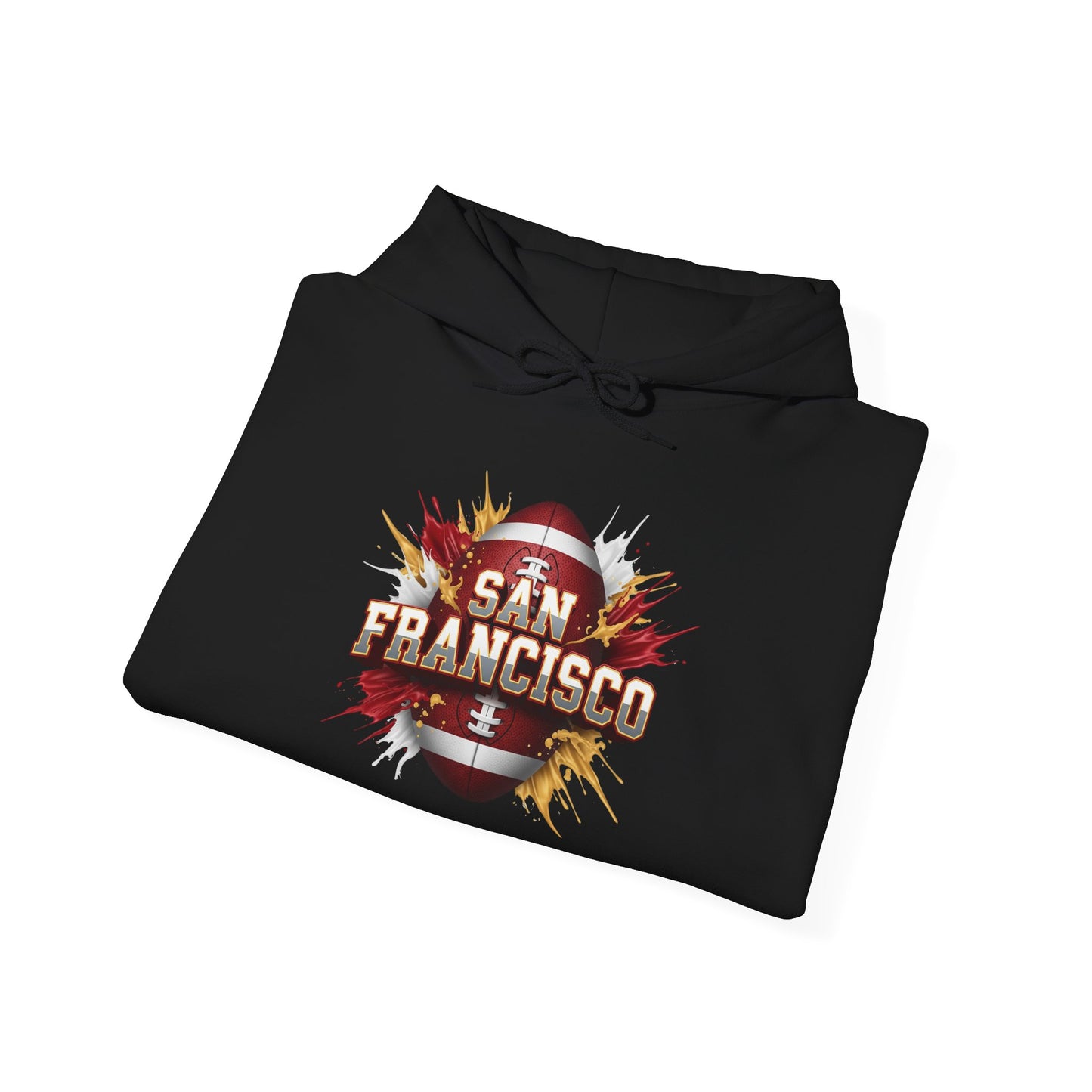 San Francisco Football Hoodie, San Francisco Team Hoodie, Football Gift for San Francisco Fans, Game Day Sports Fan Apparel, Football Fan