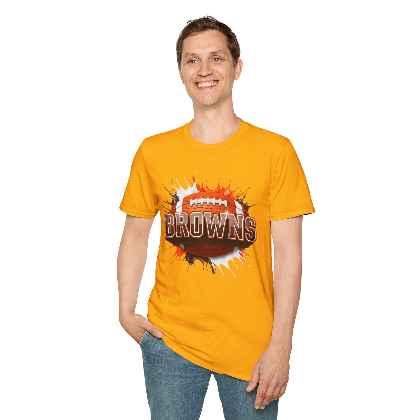 Cleveland Football Unisex T-Shirt, Cleveland Team Tee, Football Gift for Cleveland Fans, Game Day Shirt, Sports Fan Apparel, Football Tee