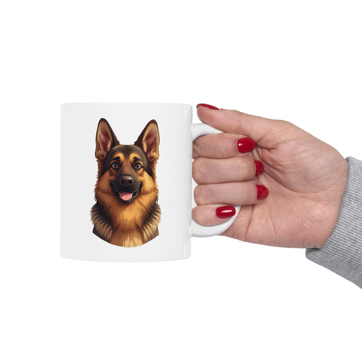 German Shepherd Coffee Mug, Dog Lover Mug, Pet Parent Gift, German Shepherd Mom Dad Cup 11oz or 15oz, Dog Lover Gift