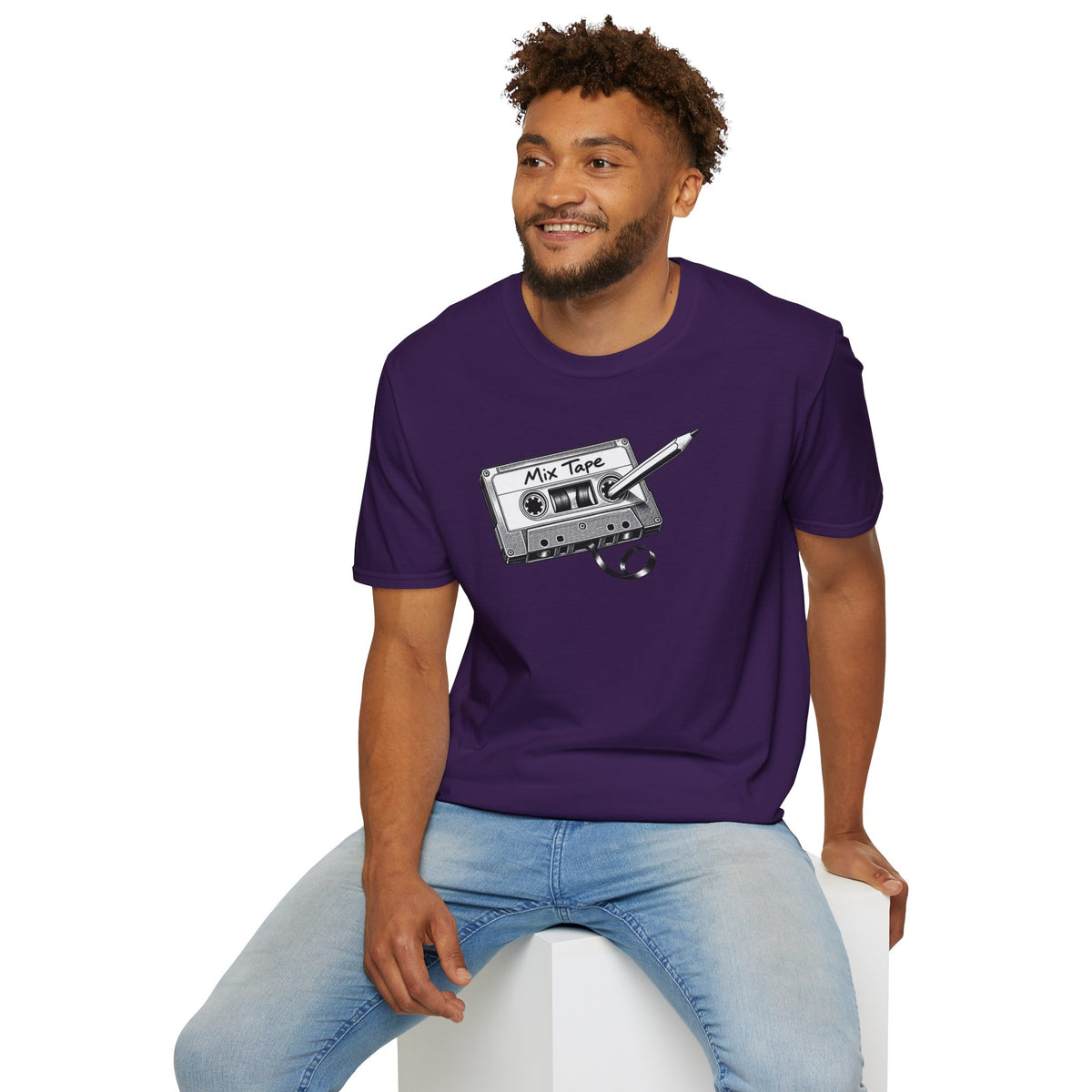 Retro Cassette Shirt, Vintage Music T-Shirt, Analog Audio Tee, Old School Music Lover Gift