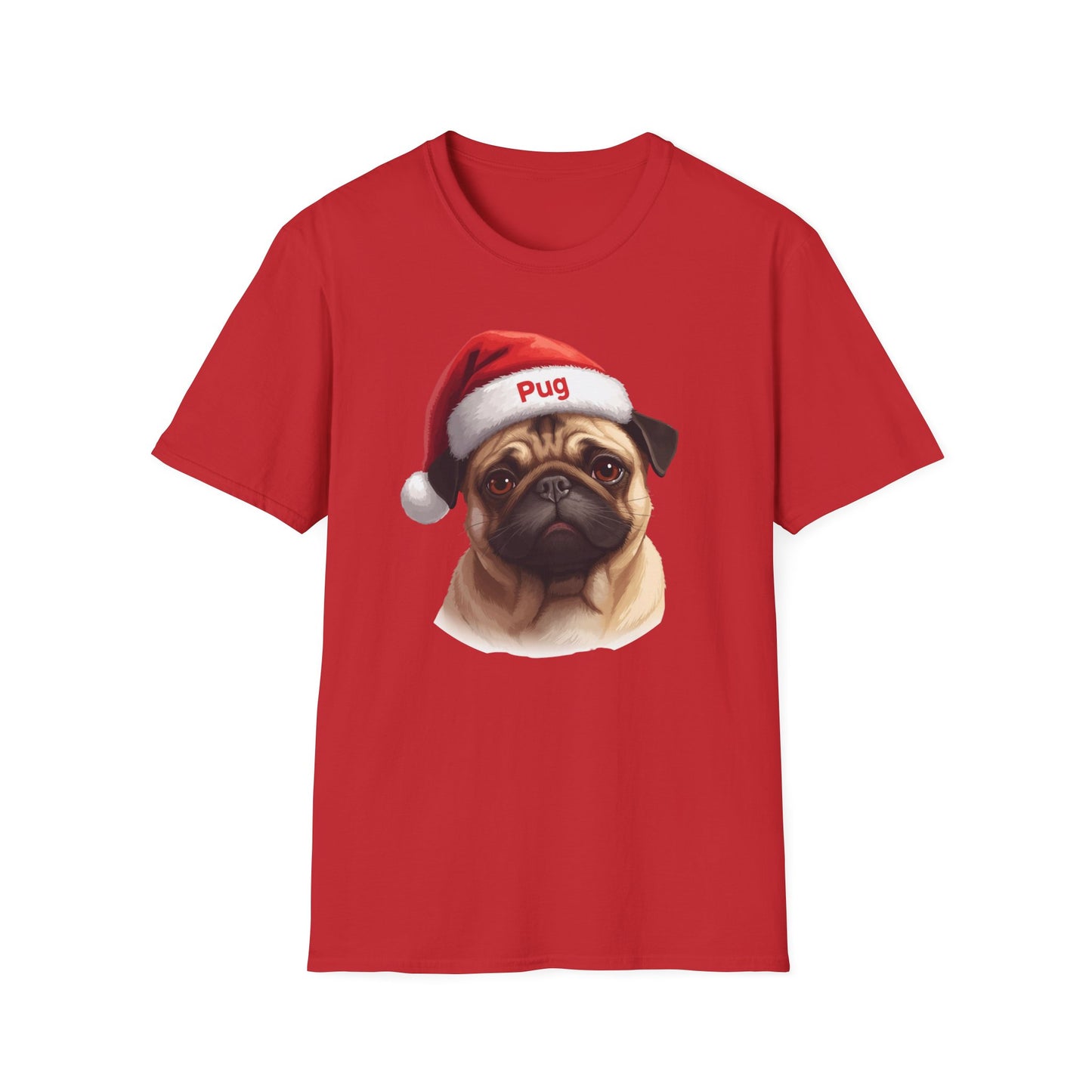 Pug Dog Portrait Shirt – Pug Dog Lover Gift, Cute Dog Mom Tee, Dog Dad Shirt, Pet Breed Apparel