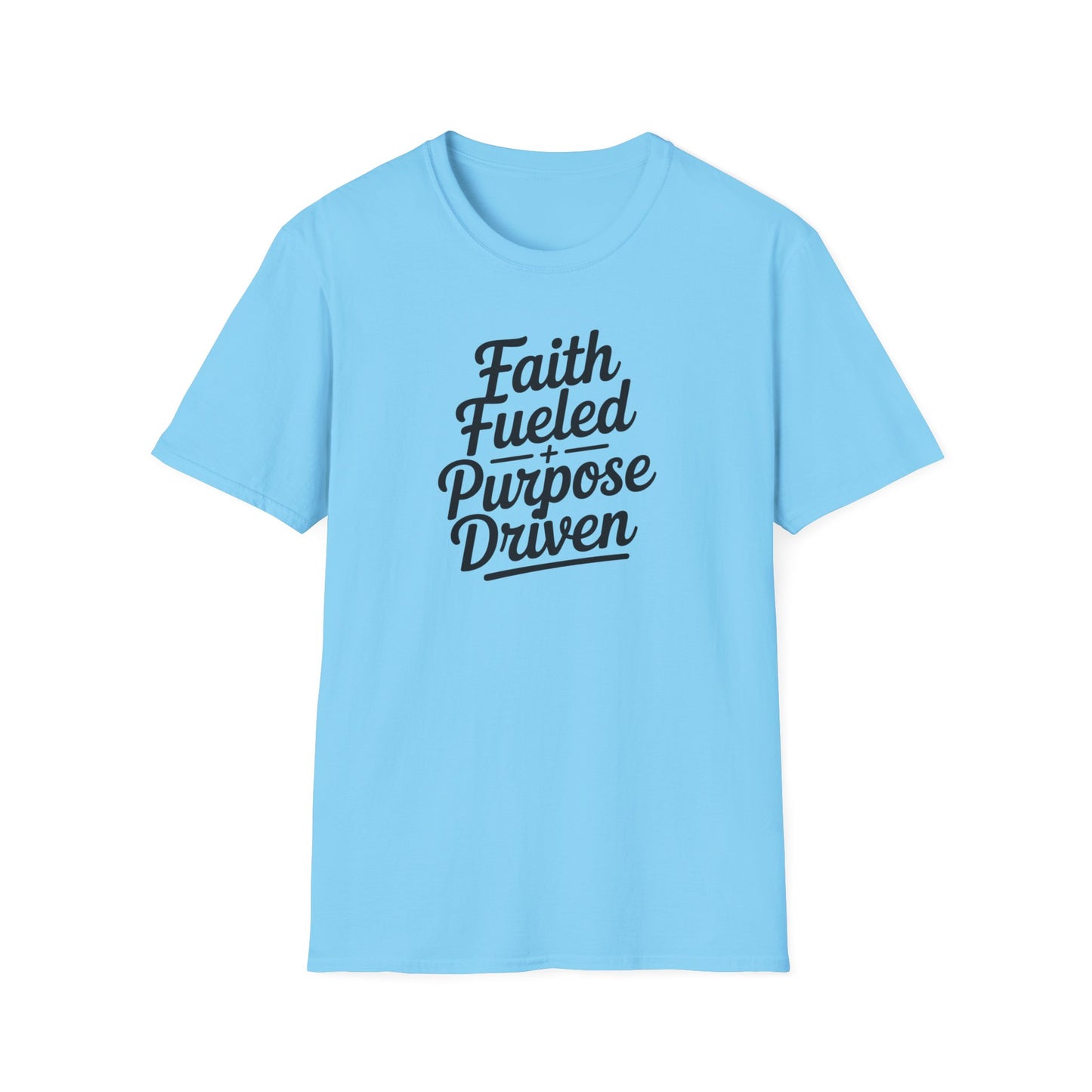 Faith Fueled Purpose Driven T-Shirt – Inspirational Christian Shirt, Motivational Faith Tee for Women & Men