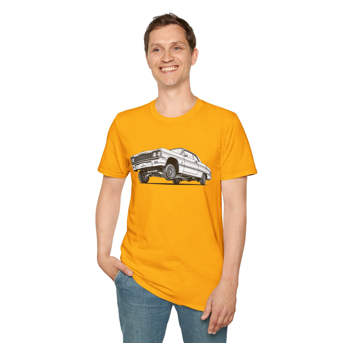 Lowrider Car Shirt, Classic Car T-Shirt, Vintage Custom Car Tee, Car Enthusiast Gift, Cruise Night Shirt