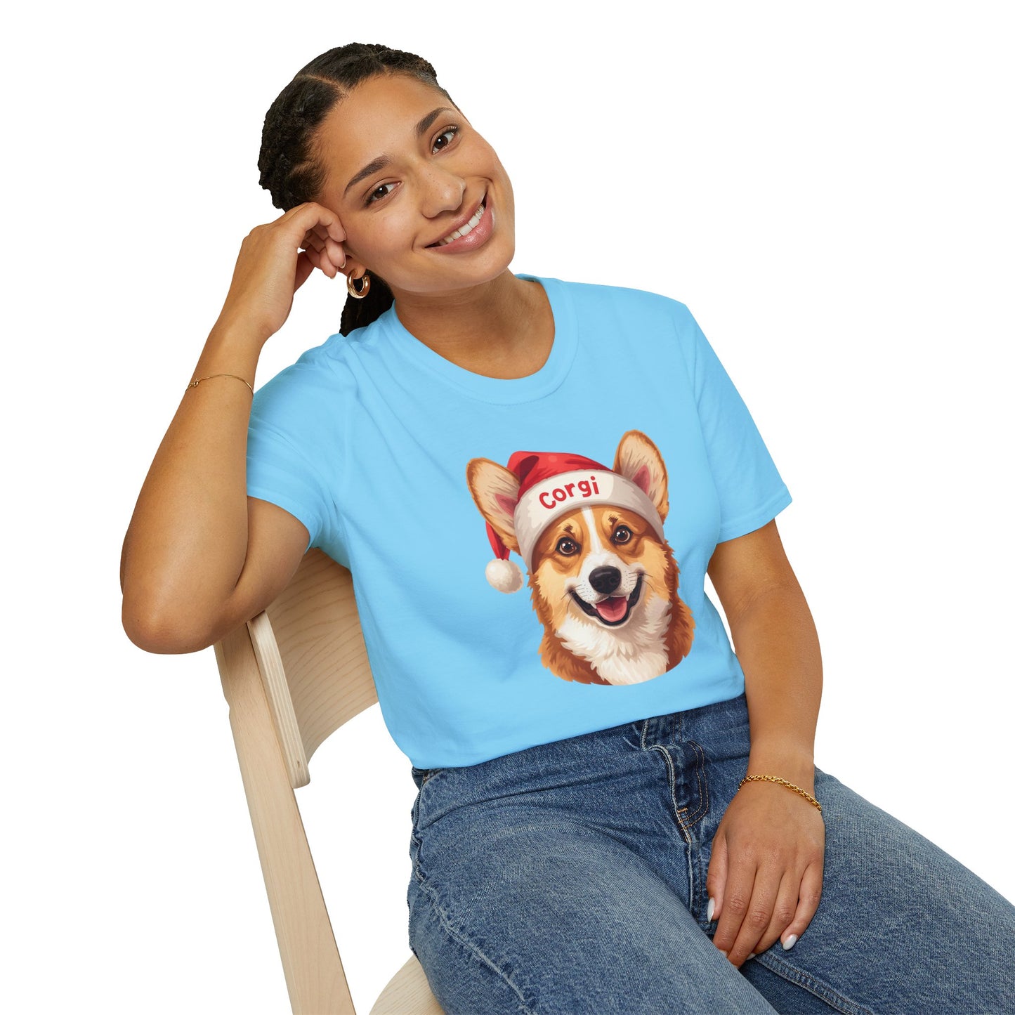 Corgi Dog Portrait Shirt – Corgi Dog Lover Gift, Cute Dog Mom Tee, Dog Dad Shirt, Pet Breed Apparel