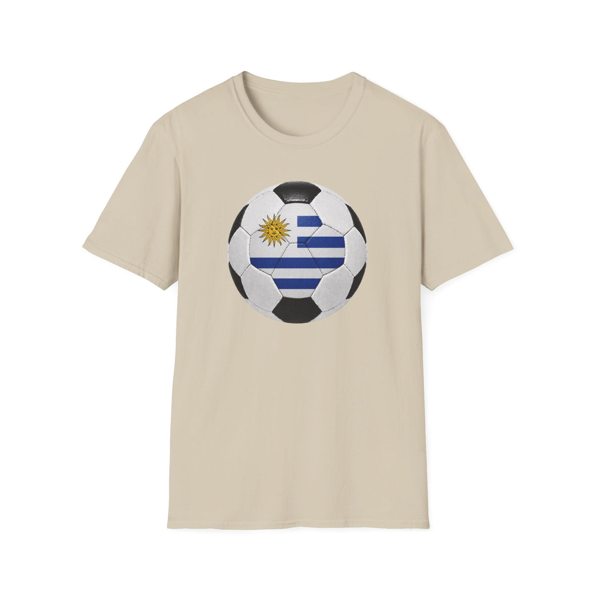 Uruguay Soccer Ball Shirt, Uruguay Futbol Tee, Blue White Soccer T-Shirt, Game Day Fan Shirt, Sports Gift