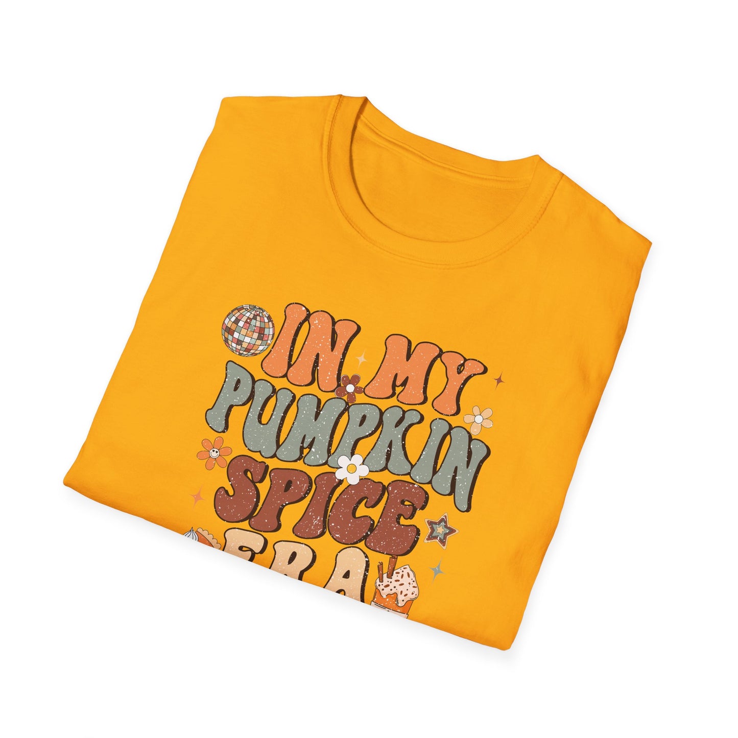 In My Pumpkin Spice Era Fall T-Shirt - Cute Women's Autumn Tee, Thanksgiving Shirt, Pumpkin Thanksgiving Tee, Cozy Fall Tee, Friendsgiving