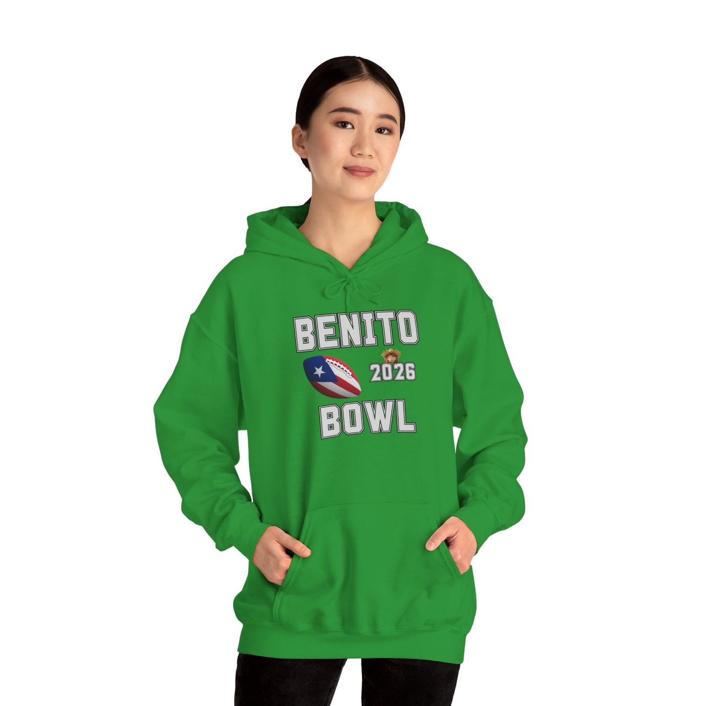 Benito Bowl Halftime Shirt 2026 Hoodie, Benito Bowl Hooded Sweatshirt, Football Fan Gift, Puerto Rico Heritage Hoodie, Boriqua Pride Gift