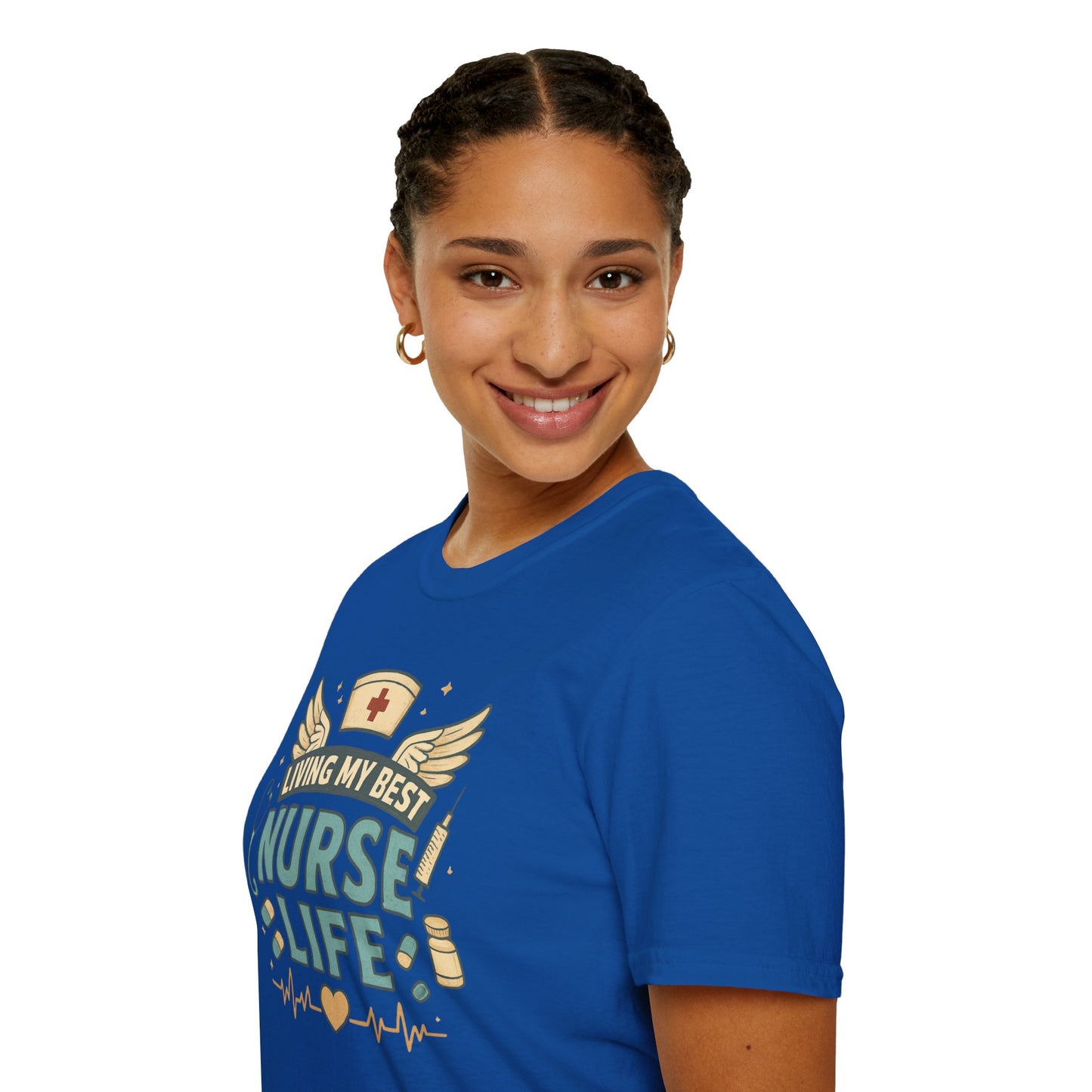 Living My Best Nurse Life Shirt – Cute Nurse Shirt for Women – RN Nurse Life Tee – Nurse Appreciation Gift, Medical Worker Shirt