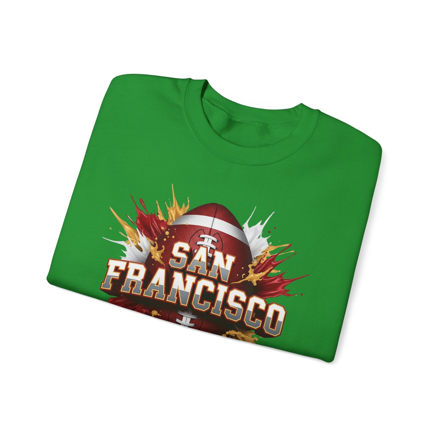 San Francisco Football Sweatshirt, San Francisco Team Sweatshirt, Football Gift for San Fran Fans, Game Day Fan Apparel, Football Fan Gift