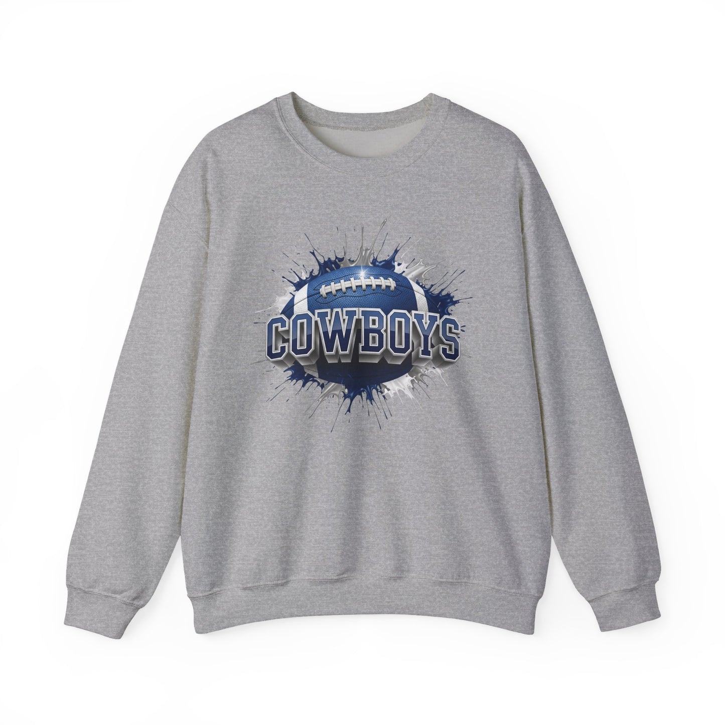 Dallas Football Sweatshirt, Dallas Team Sweatshirt, Football Gift for Dallas Fans, Game Day Sports Fan Football Apparel