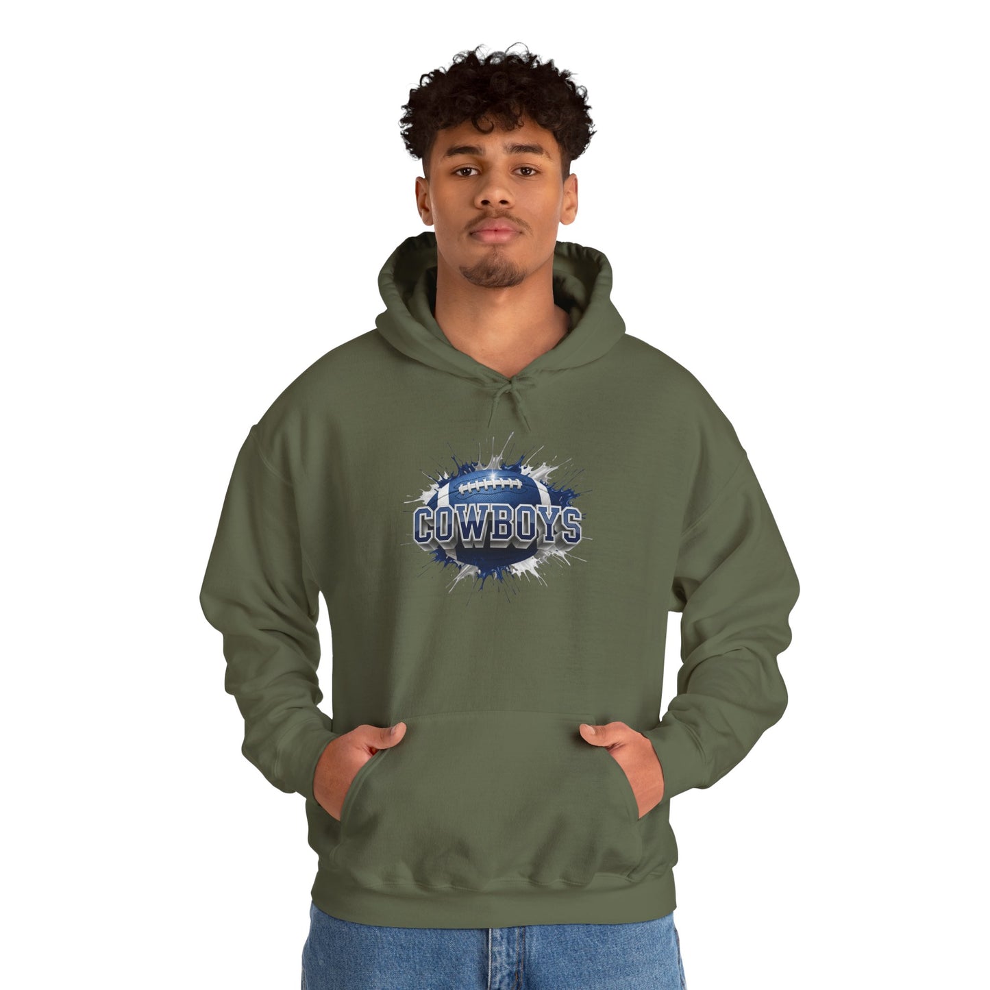 Dallas Football Hoodie, Dallas Team Hoodie, Football Gift for Dallas Fans, Game Day Sports Fan Apparel, Football Fan Gift