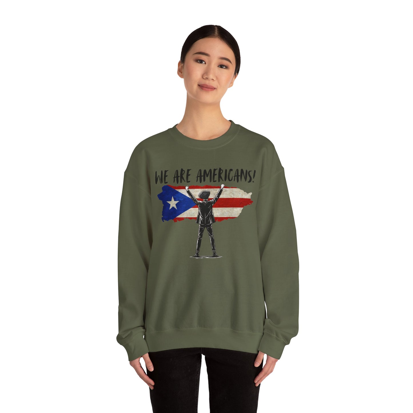 Benito We are Americans Sweatshirt, Benito Bowl, Football Fan Gift, Puerto Rico Boricua Heritage Culture Pride sweatshirt