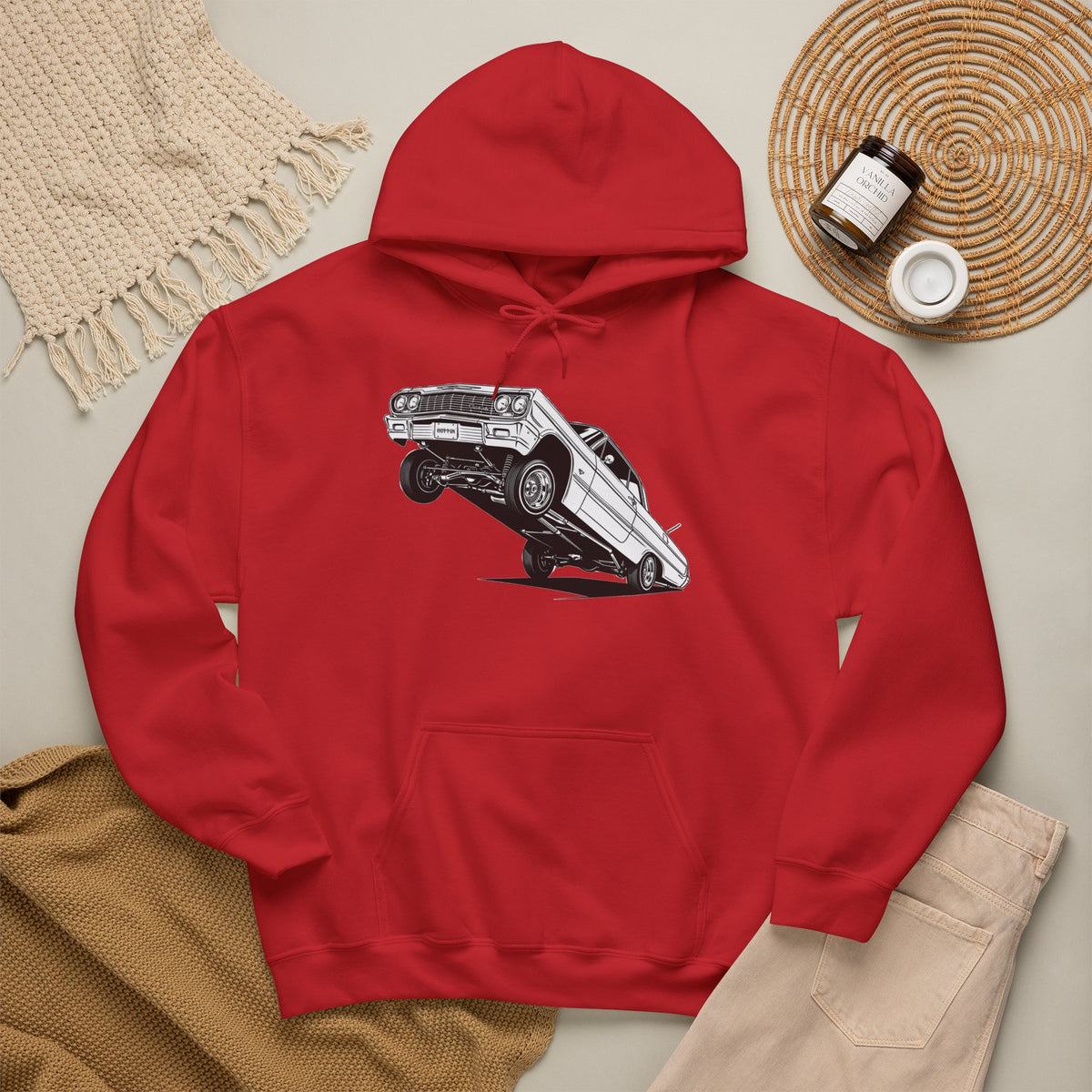 Classic Car Hoodie, Lowrider Car Hoodie, Vintage Auto Hoodie, Car Enthusiast Sweatshirt, Unisex Automotive Hoodie