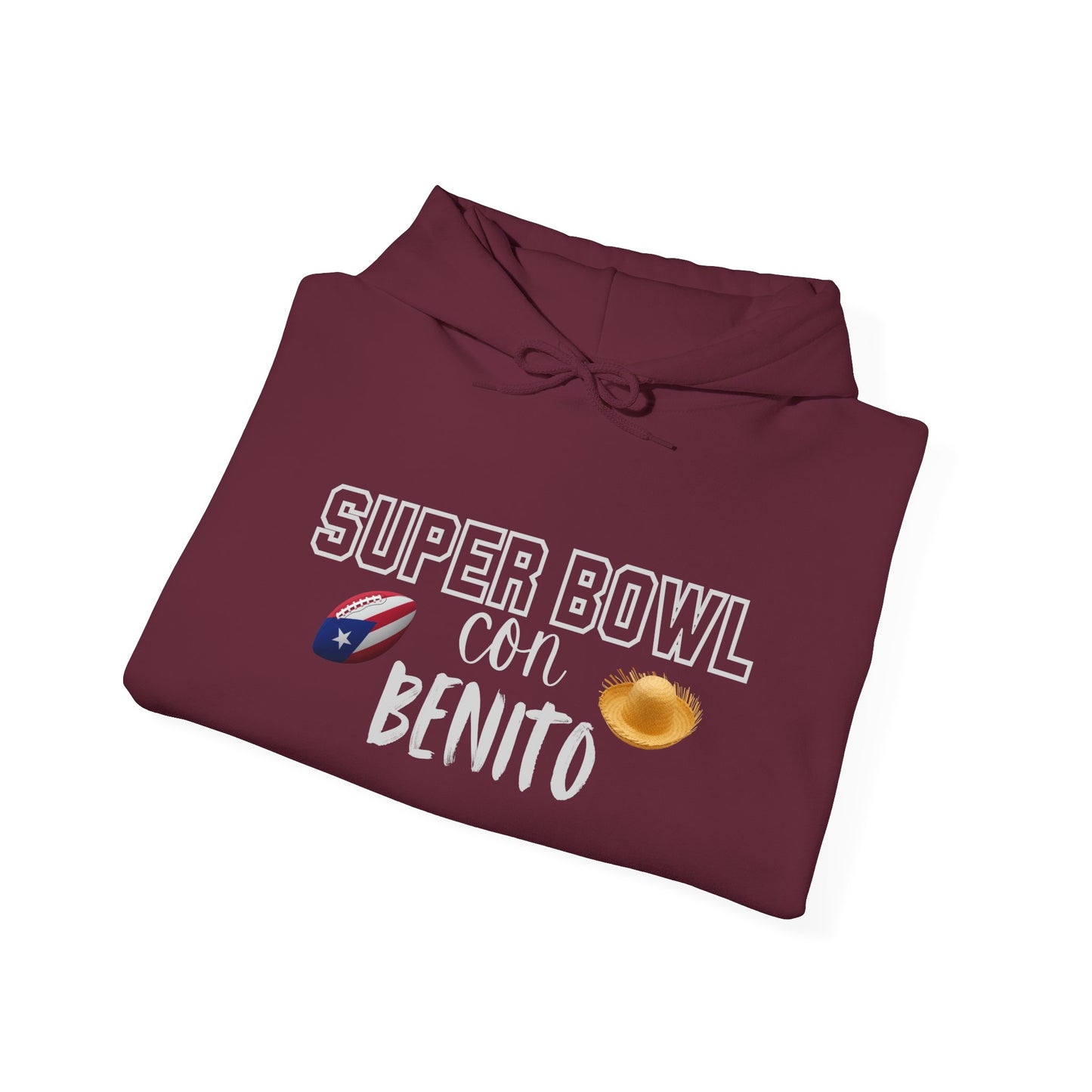 Benito Bowl Halftime Shirt 2026 Hoodie, Benito Bowl Hooded Sweatshirt, Football Fan Gift, Puerto Rico Heritage Hoodie, Boriqua Pride Gift