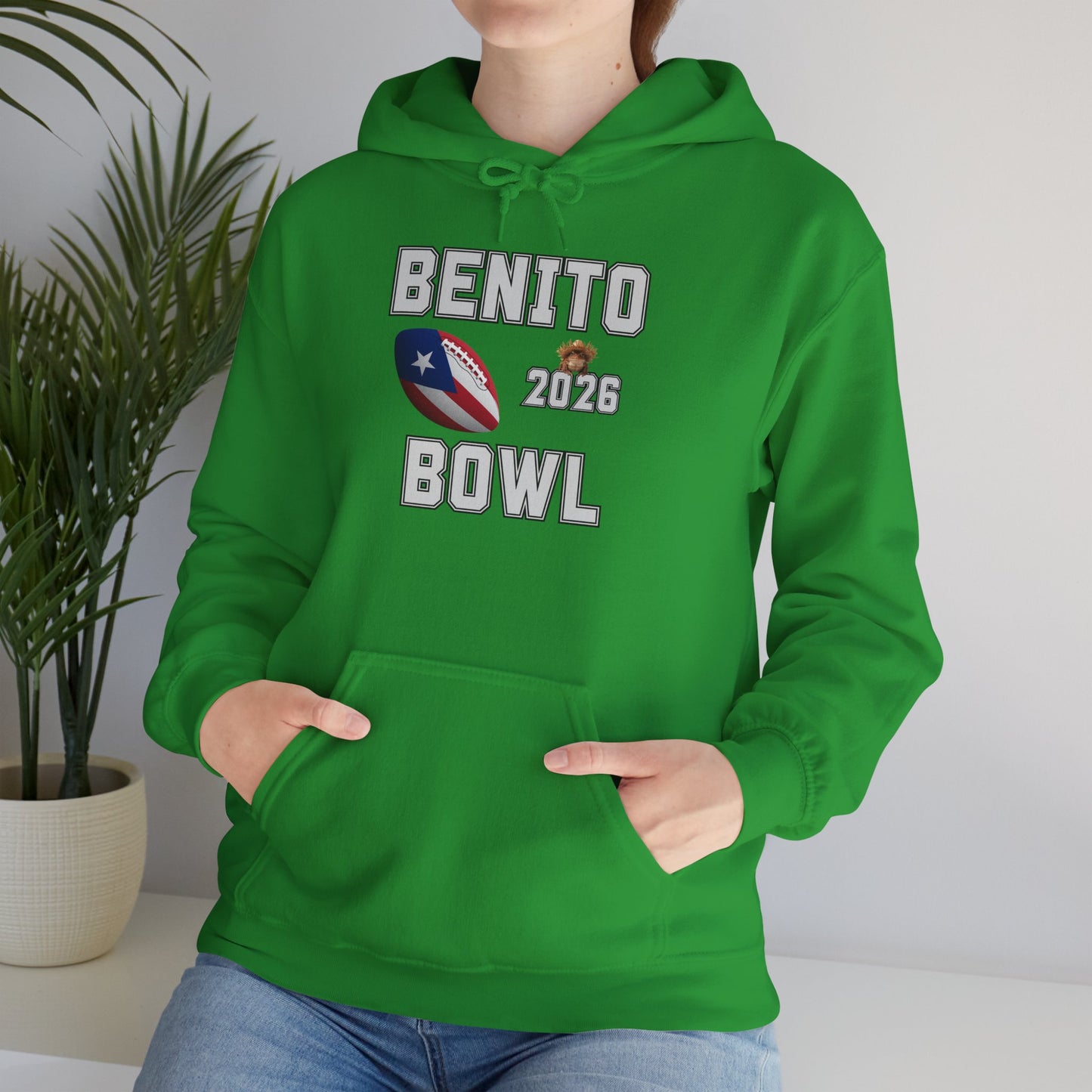 Benito Bowl Halftime Shirt 2026 Hoodie, Benito Bowl Hooded Sweatshirt, Football Fan Gift, Puerto Rico Heritage Hoodie, Boriqua Pride Gift