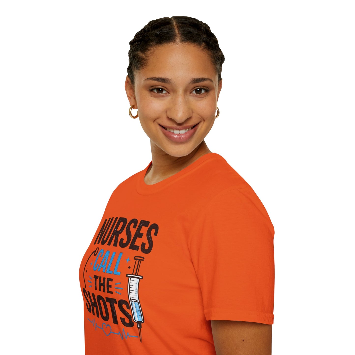 Nurses Call The Shots Shirt Funny Nurse Gift Medical Humor RN CNA Nursing Tee