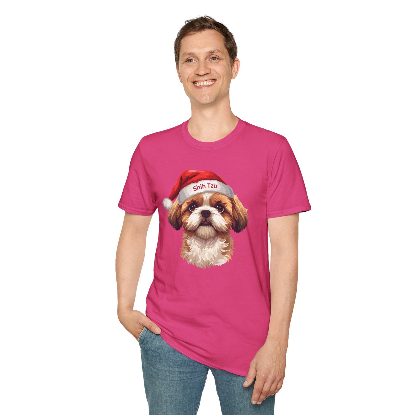 Shih Tzu Dog Portrait Shirt – Shih Tzu Dog Lover Gift, Cute Dog Mom Tee, Dog Dad Shirt, Pet Breed Apparel