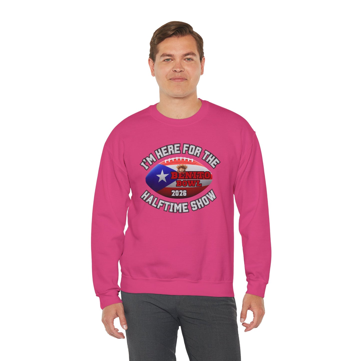 Benito Bowl Halftime 2026 Sweatshirt, Benito Bowl Shirt, Football Fan Gift, Puerto Rico Heritage Sweatshirt, Boriqua Pride Gift