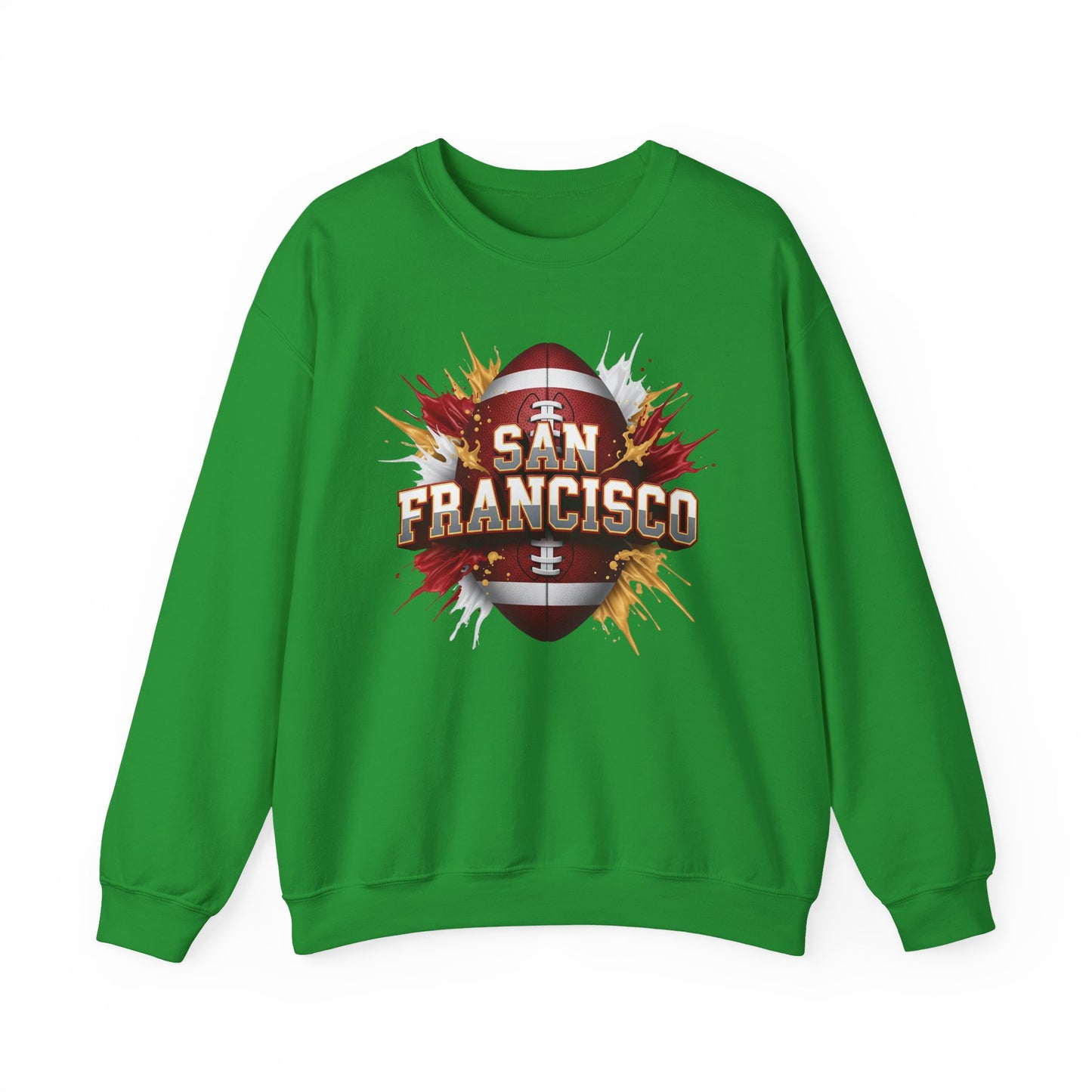 San Francisco Football Sweatshirt, San Francisco Team Sweatshirt, Football Gift for San Fran Fans, Game Day Fan Apparel, Football Fan Gift