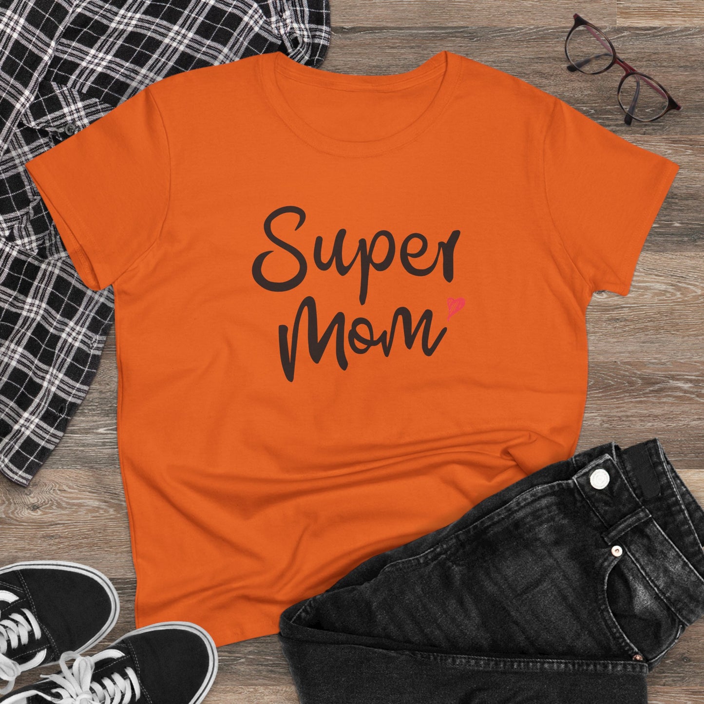 Supermom T-Shirt, Gift for Mom, Cute Summer Top, Mother's Day Gift, Family Gatherings, Casual Wear, Mom's Birthday, Supermom