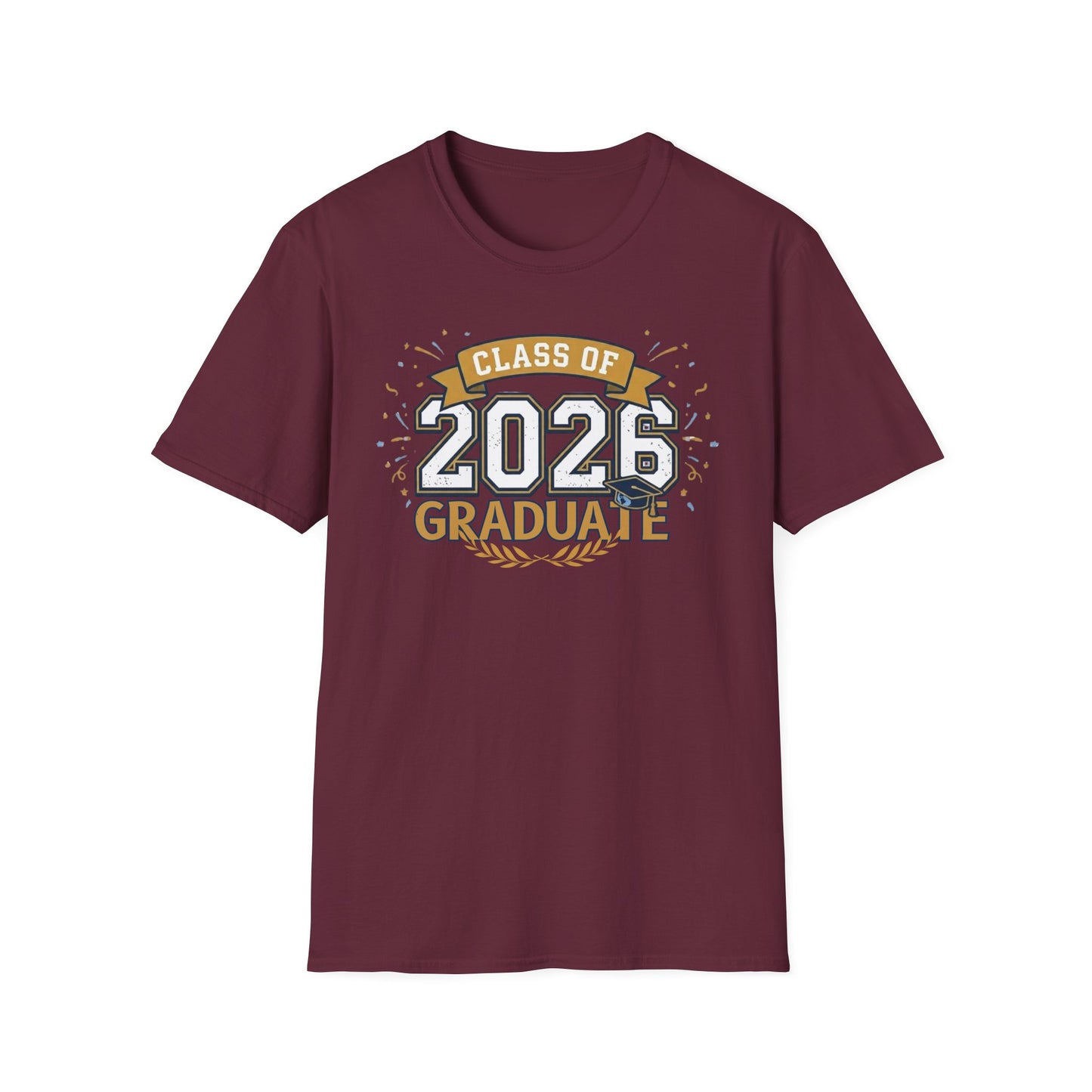 Class of 2026 Graduate T-Shirt – Graduation Gift Tee, Senior 2026 Shirt, High School or College Grad Celebration Apparel