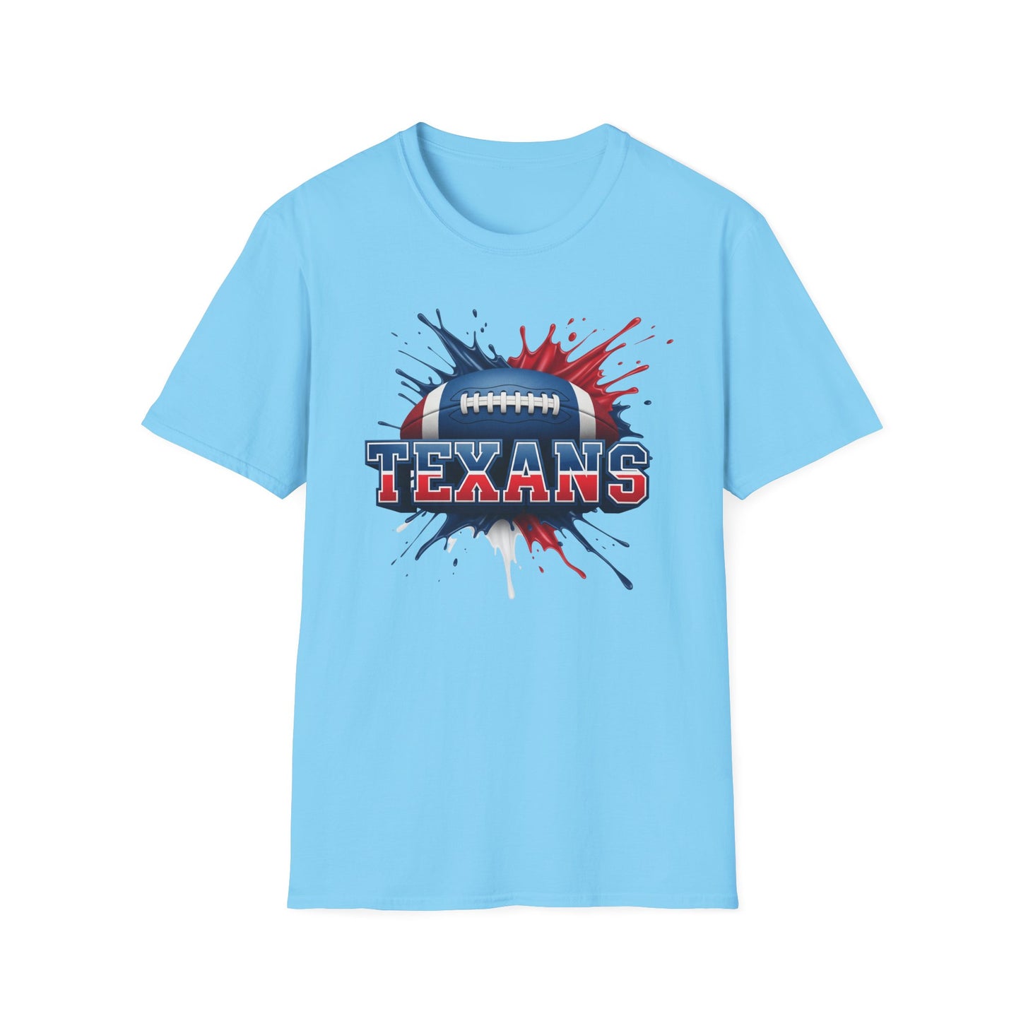 Houston Football Unisex T-Shirt, Houston Team Tee, Football Gift for Houston Fans, Game Day Shirt, Sports Fan Apparel, Football Tee