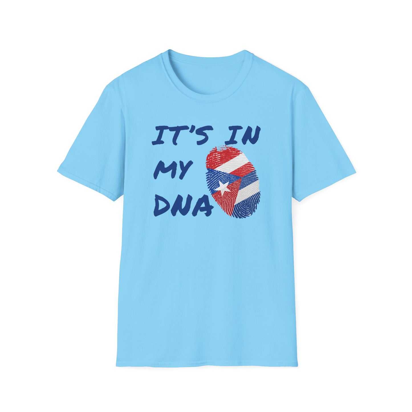 It's In My DNA Cuba-Rican Pride T-Shirt, Graphic Tee for Hispanic Heritage, Cuban - Puerto Rican Heritage, Cuba - Boriqua Pride Tee Gift