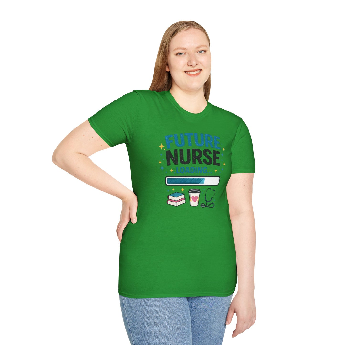 Future Nurse Loading Shirt – Funny Nursing Student T-Shirt, RN School Gift, Nursing School Graduation Tee, Nurse Student Gift Idea
