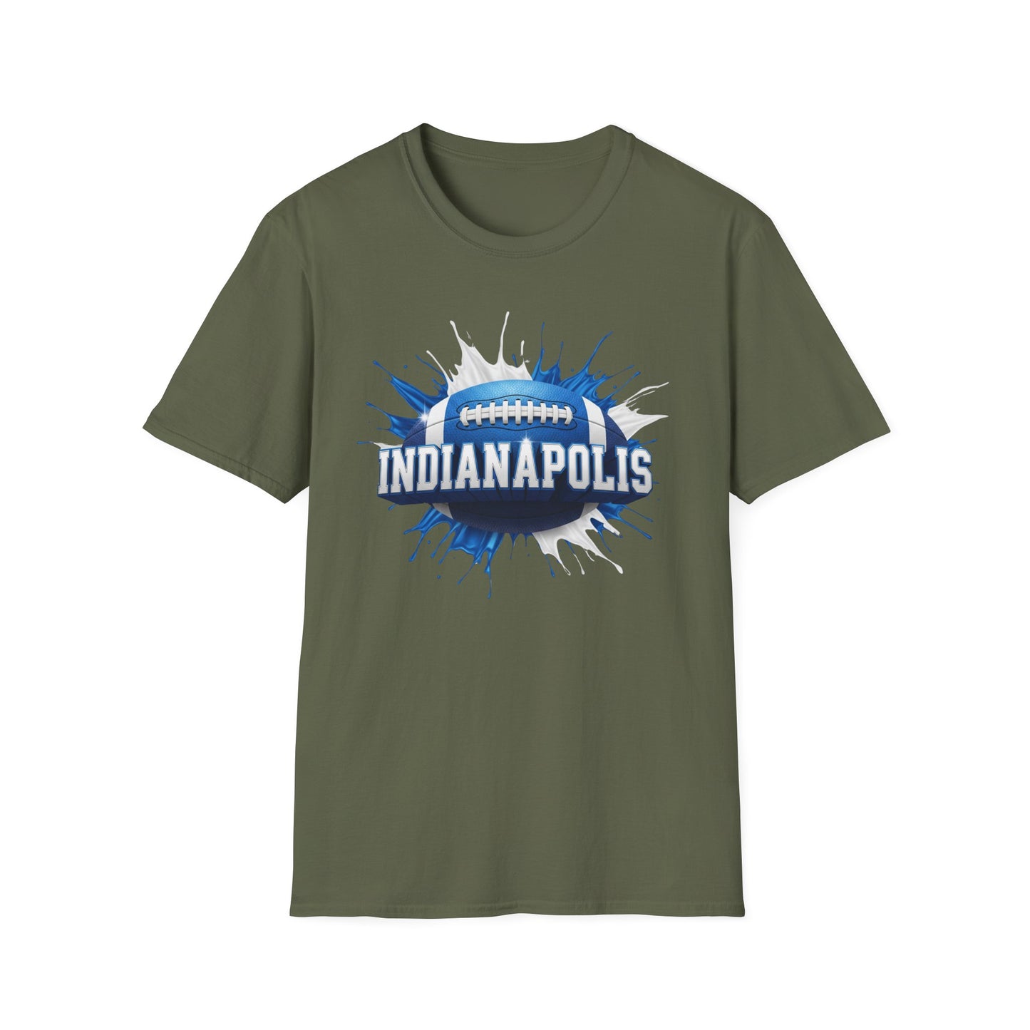Indianapolis Football Unisex T-Shirt, Indianapolis Team Tee, Football Gift for Indianapolis Fans, Game Day Shirt, Sports Fan Apparel Tee