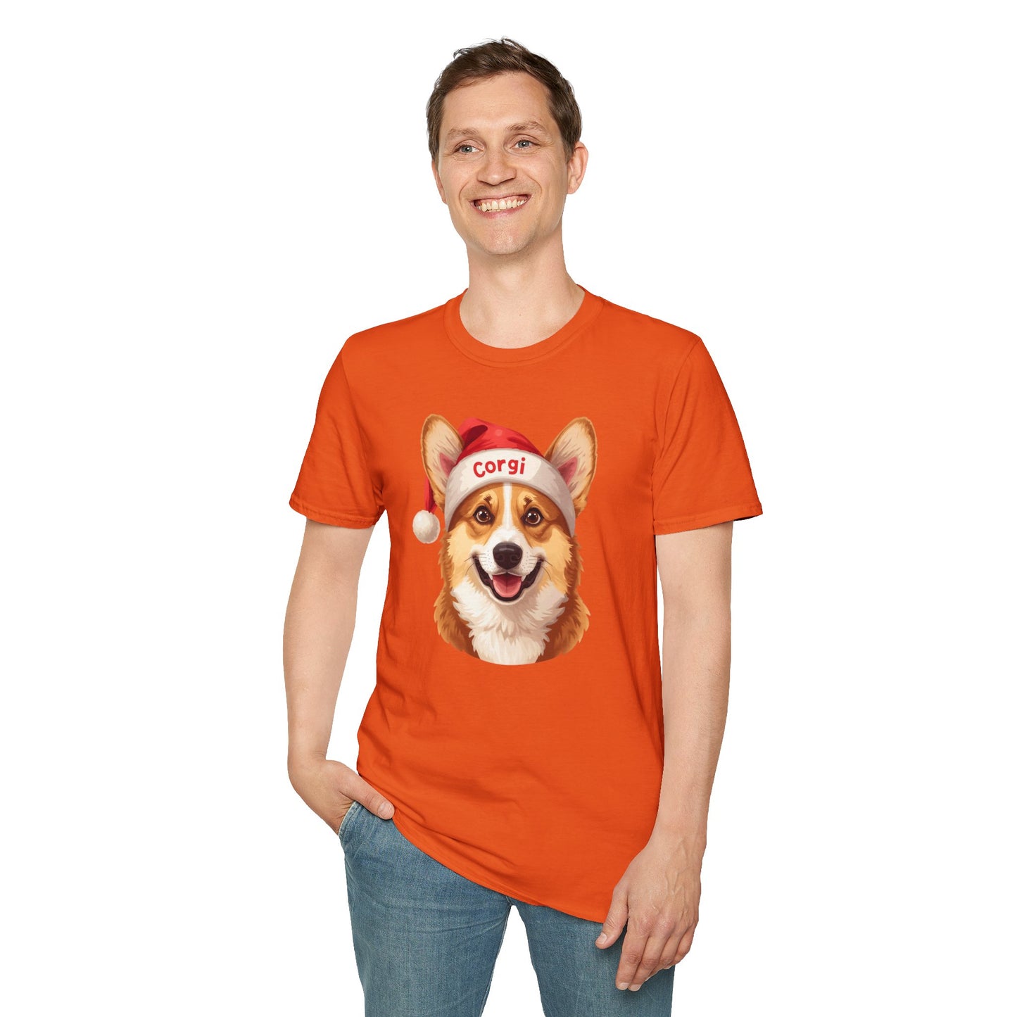 Corgi Dog Portrait Shirt – Corgi Dog Lover Gift, Cute Dog Mom Tee, Dog Dad Shirt, Pet Breed Apparel