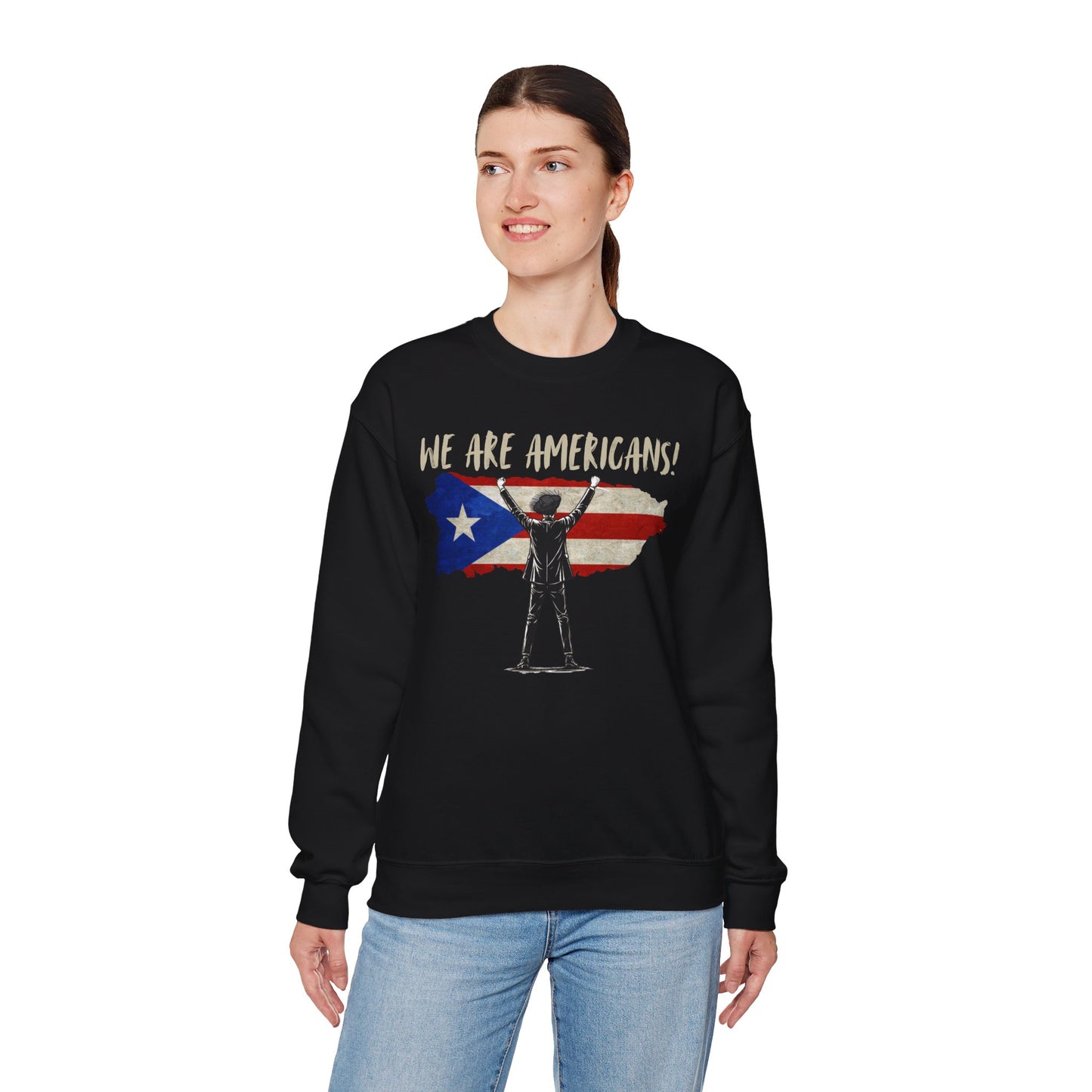Benito We are Americans Sweatshirt, Benito Bowl, Football Fan Gift, Puerto Rico Boricua Heritage Culture Pride sweatshirt