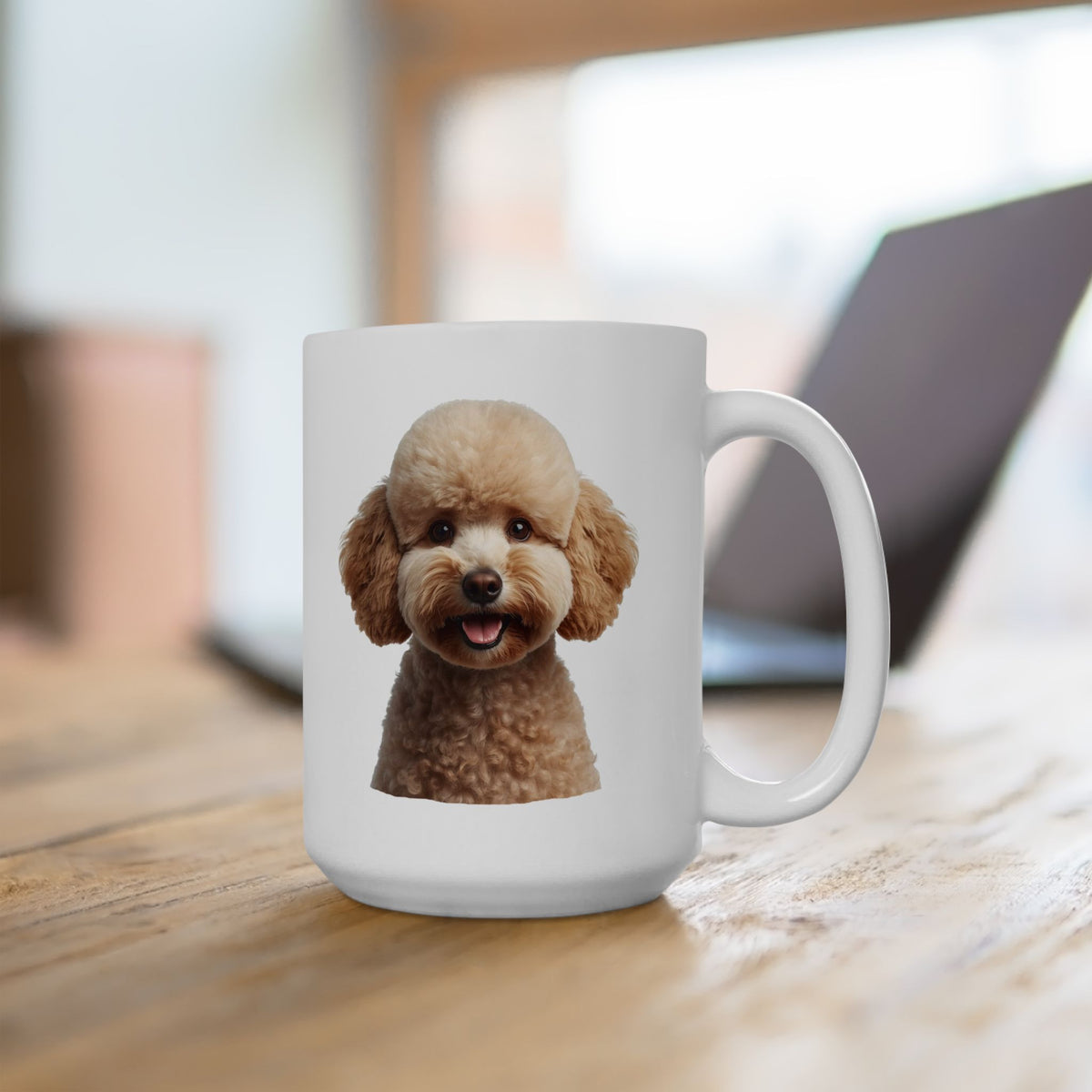 Poodle Coffee Mug, Cute Poodle Dog Mug, Dog Lover Mug, Pet Parent Gift, Poodle Mom Dad Cup 11oz or 15oz, Dog Lover Gift