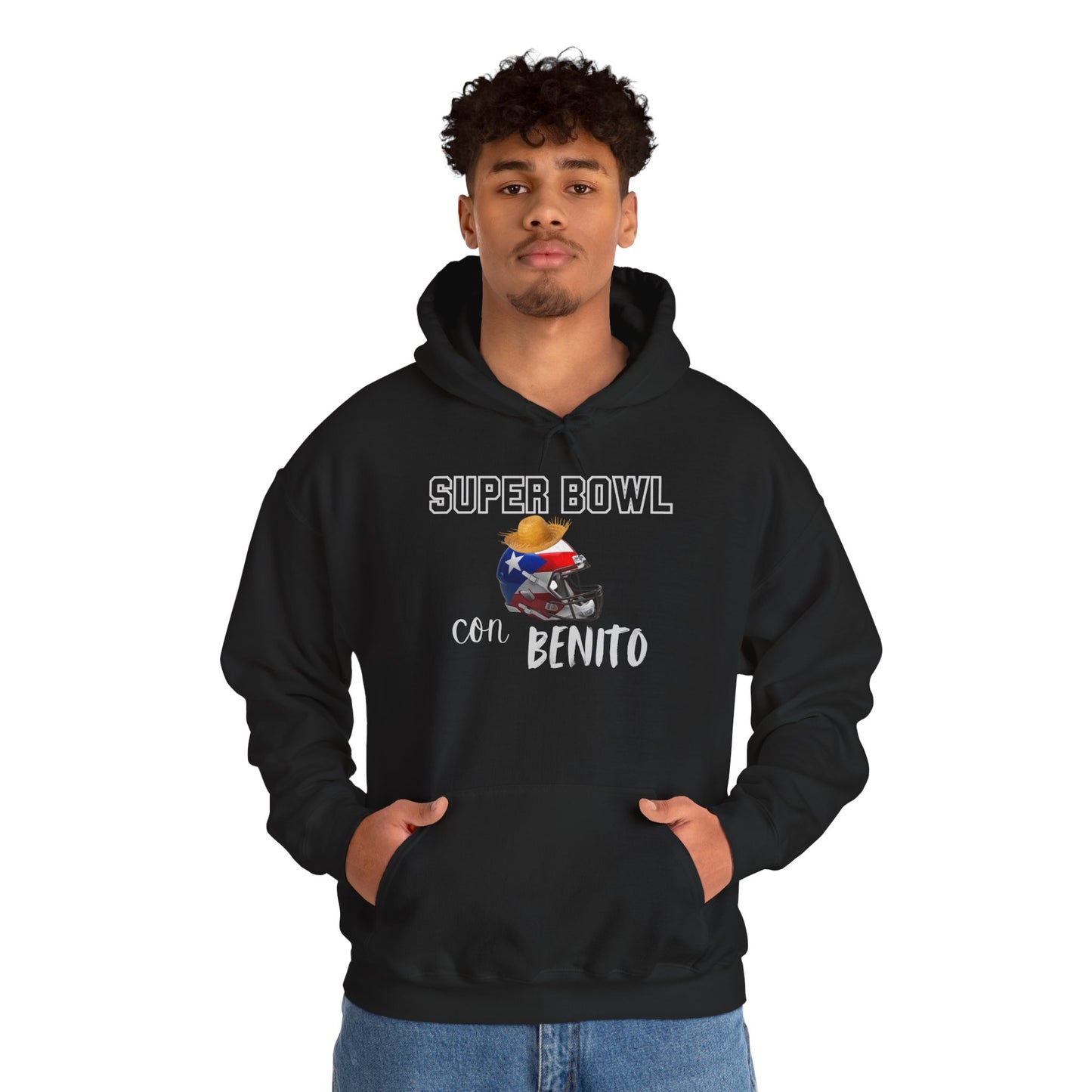 Benito Bowl Halftime Shirt 2026 Hoodie, Benito Bowl Hooded Sweatshirt, Football Fan Gift, Puerto Rico Heritage Hoodie, Boriqua Pride Gift