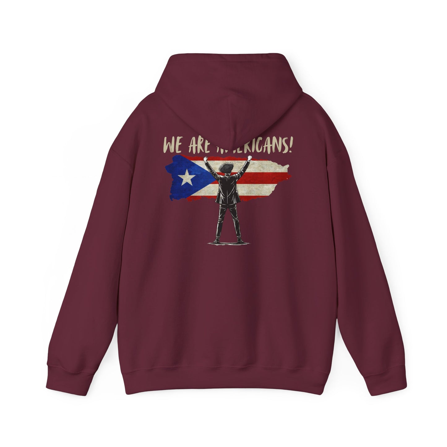 Benito Hoodie We are Americans , Benito Bowl, Football Fan Gift, Puerto Rico Boricua Heritage Culture Pride Hoodie