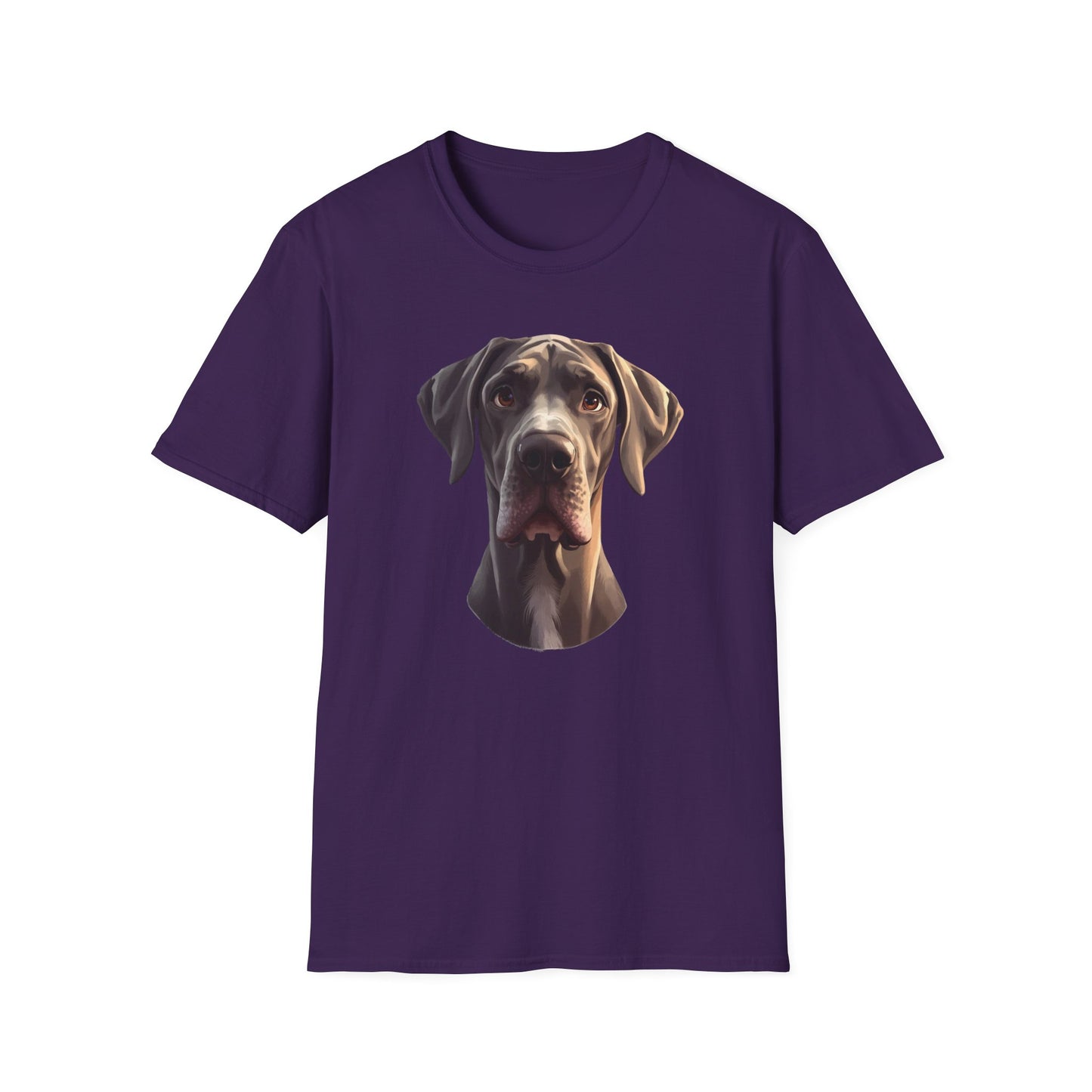 Great Dane Dog Portrait Shirt – Great Dane Dog Lover Gift, Cute Dog Mom Tee, Dog Dad Shirt, Pet Breed Apparel