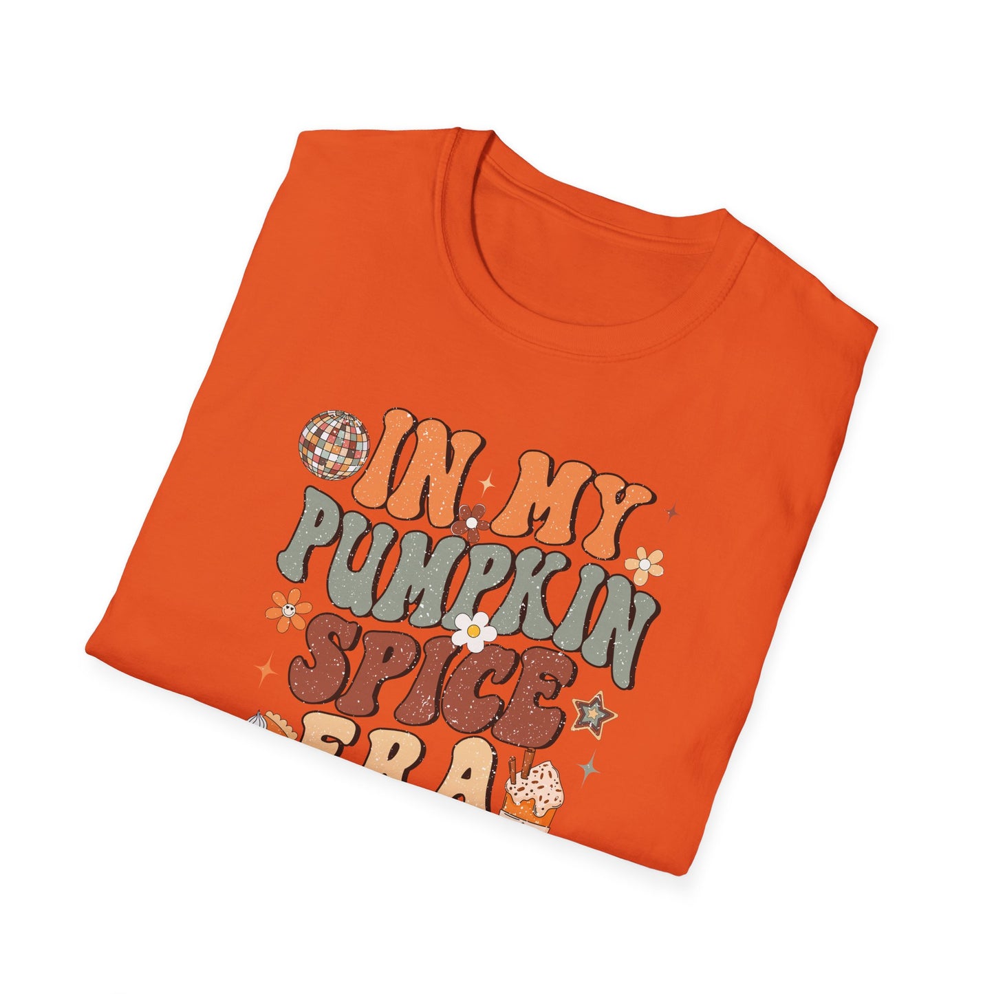 In My Pumpkin Spice Era Fall T-Shirt - Cute Women's Autumn Tee, Thanksgiving Shirt, Pumpkin Thanksgiving Tee, Cozy Fall Tee, Friendsgiving