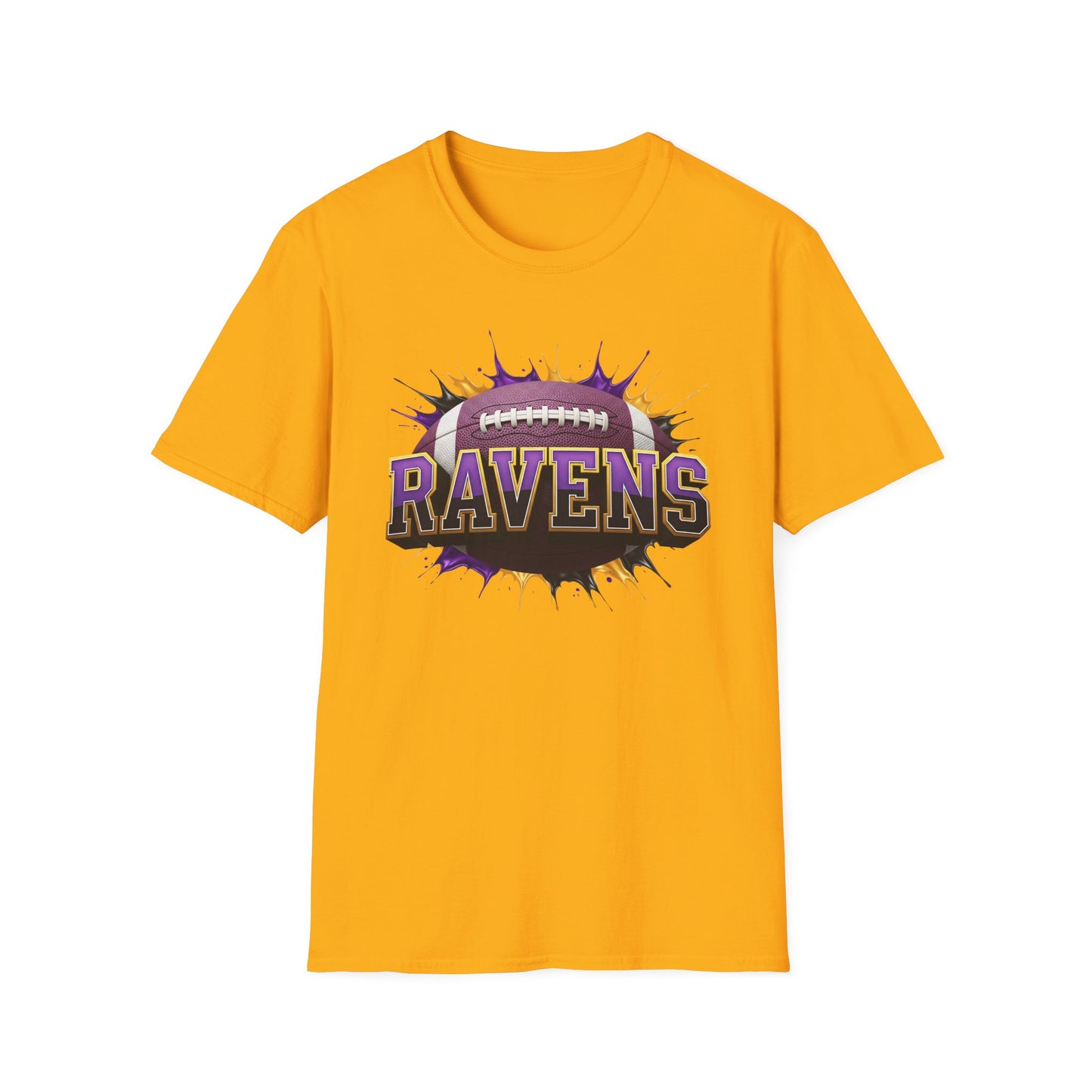 Baltimore Football Unisex T-Shirt, Baltimore Team Tee, Football Gift for Baltimore Fans, Game Day Shirt, Sports Fan Apparel Football Tee