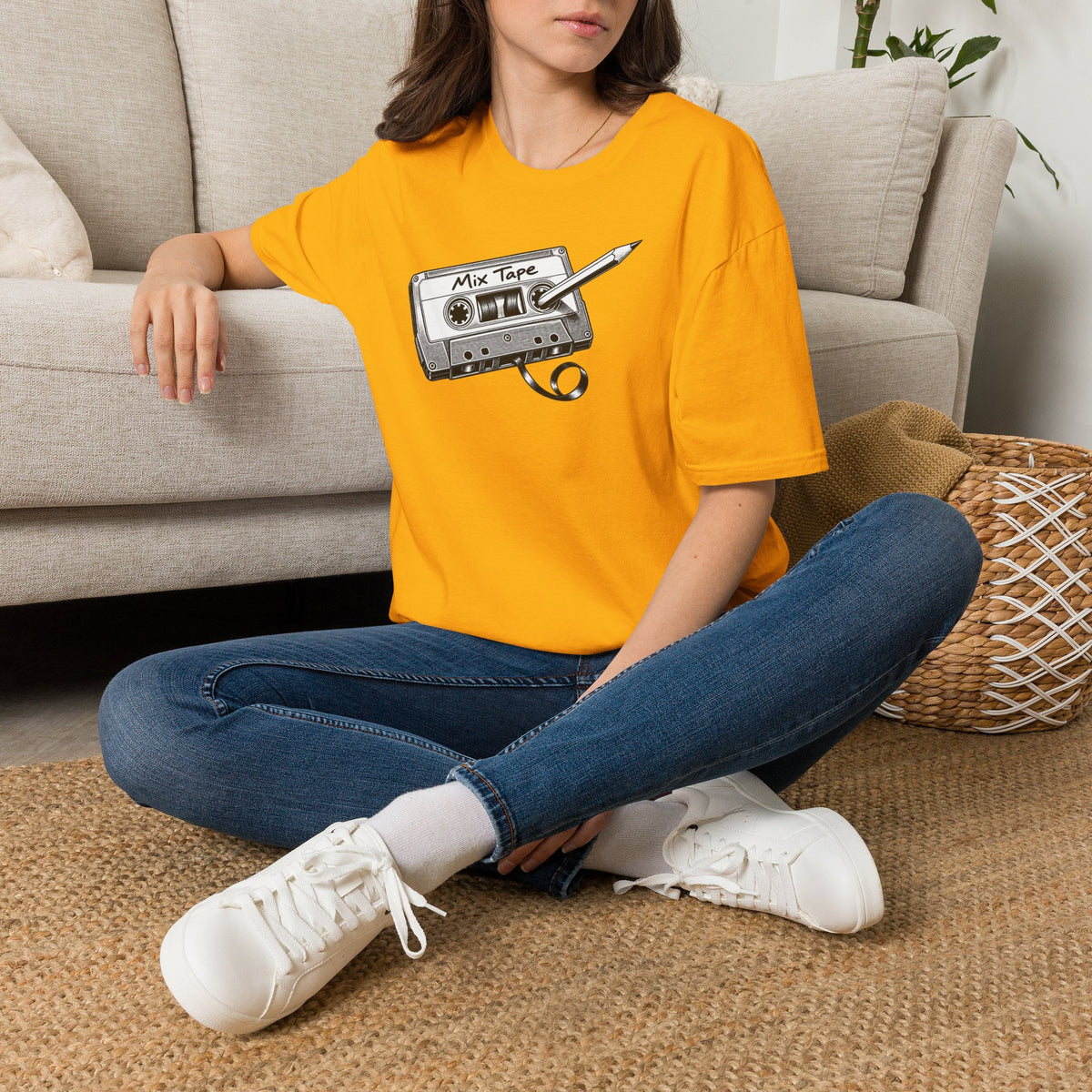Retro Cassette Shirt, Vintage Music T-Shirt, Analog Audio Tee, Old School Music Lover Gift