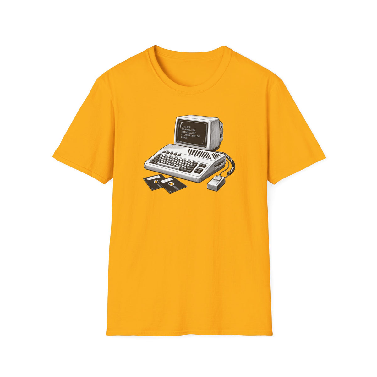Vintage Computer T-Shirt, Retro Tech Shirt, Floppy Disk Tee, Programmer Gift, Computer Nerd Shirt
