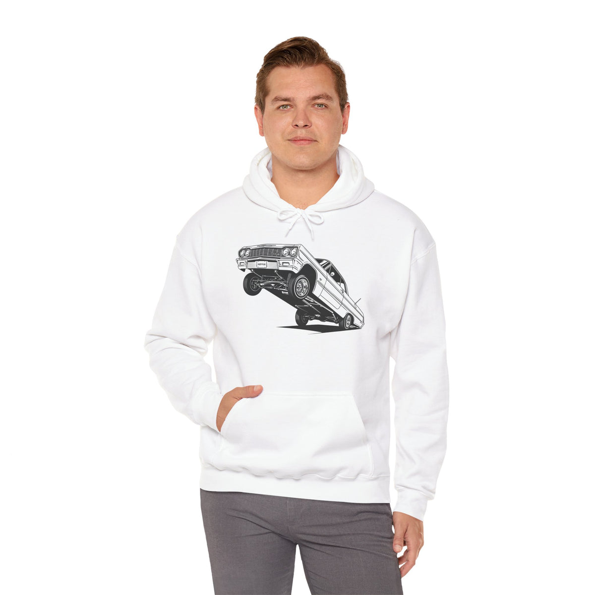 Classic Car Hoodie, Lowrider Car Hoodie, Vintage Auto Hoodie, Car Enthusiast Sweatshirt, Unisex Automotive Hoodie