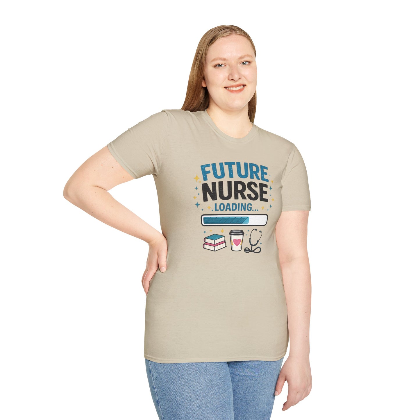 Future Nurse Loading Shirt – Funny Nursing Student T-Shirt, RN School Gift, Nursing School Graduation Tee, Nurse Student Gift Idea