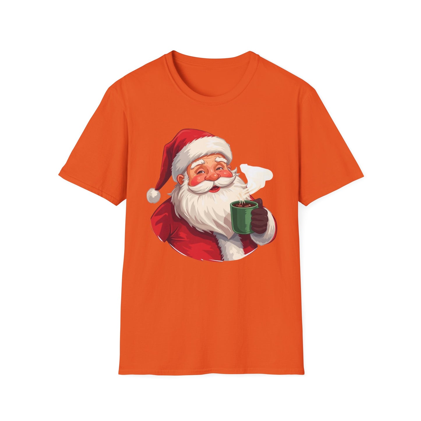Santa enjoying Hot Chocolate Shirt, Family Christmas Shirts, Christmas T Shirt, Holiday Shirt, Cute Xmas Shirt for the family, Holiday Gift