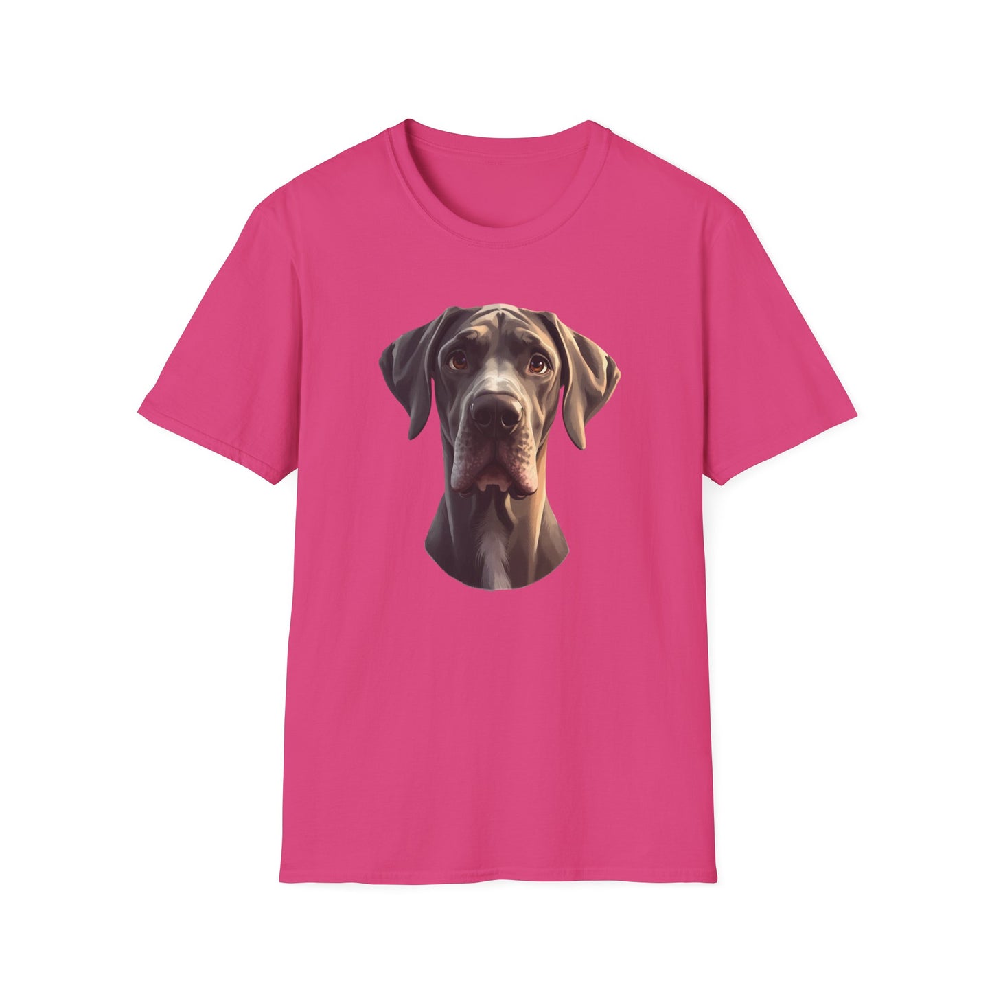 Great Dane Dog Portrait Shirt – Great Dane Dog Lover Gift, Cute Dog Mom Tee, Dog Dad Shirt, Pet Breed Apparel