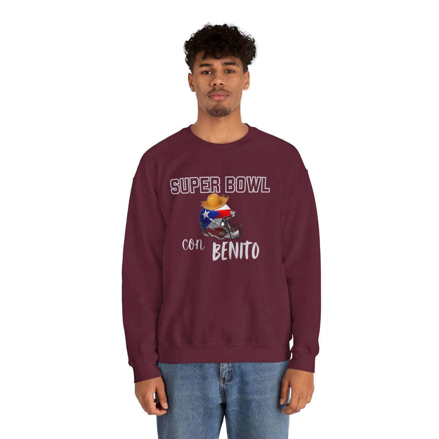 Benito Bowl Halftime 2026 Sweatshirt, Benito Bowl Shirt, Football Fan Gift, Puerto Rico Heritage Sweatshirt, Boriqua Pride Gift