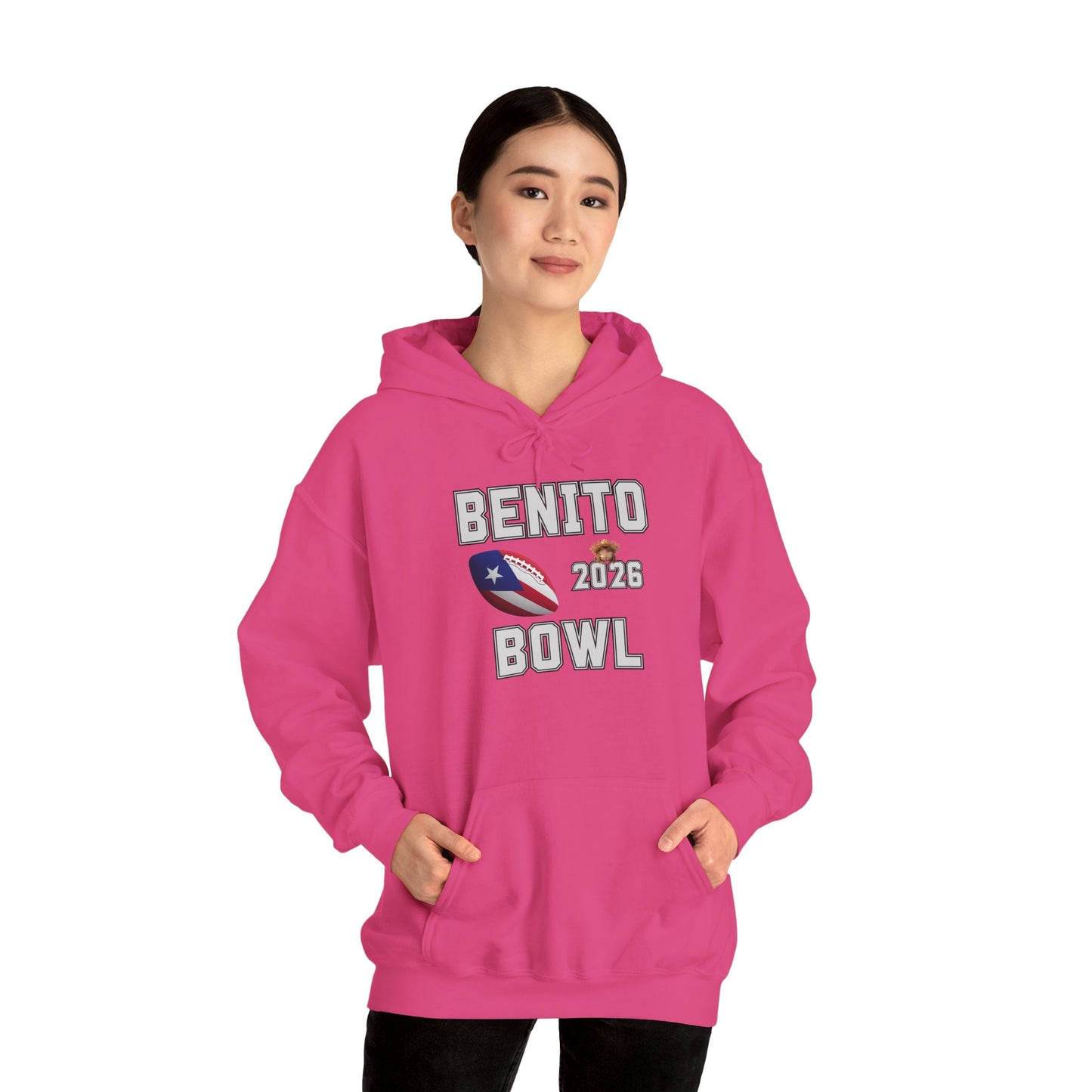 Benito Bowl Halftime Shirt 2026 Hoodie, Benito Bowl Hooded Sweatshirt, Football Fan Gift, Puerto Rico Heritage Hoodie, Boriqua Pride Gift